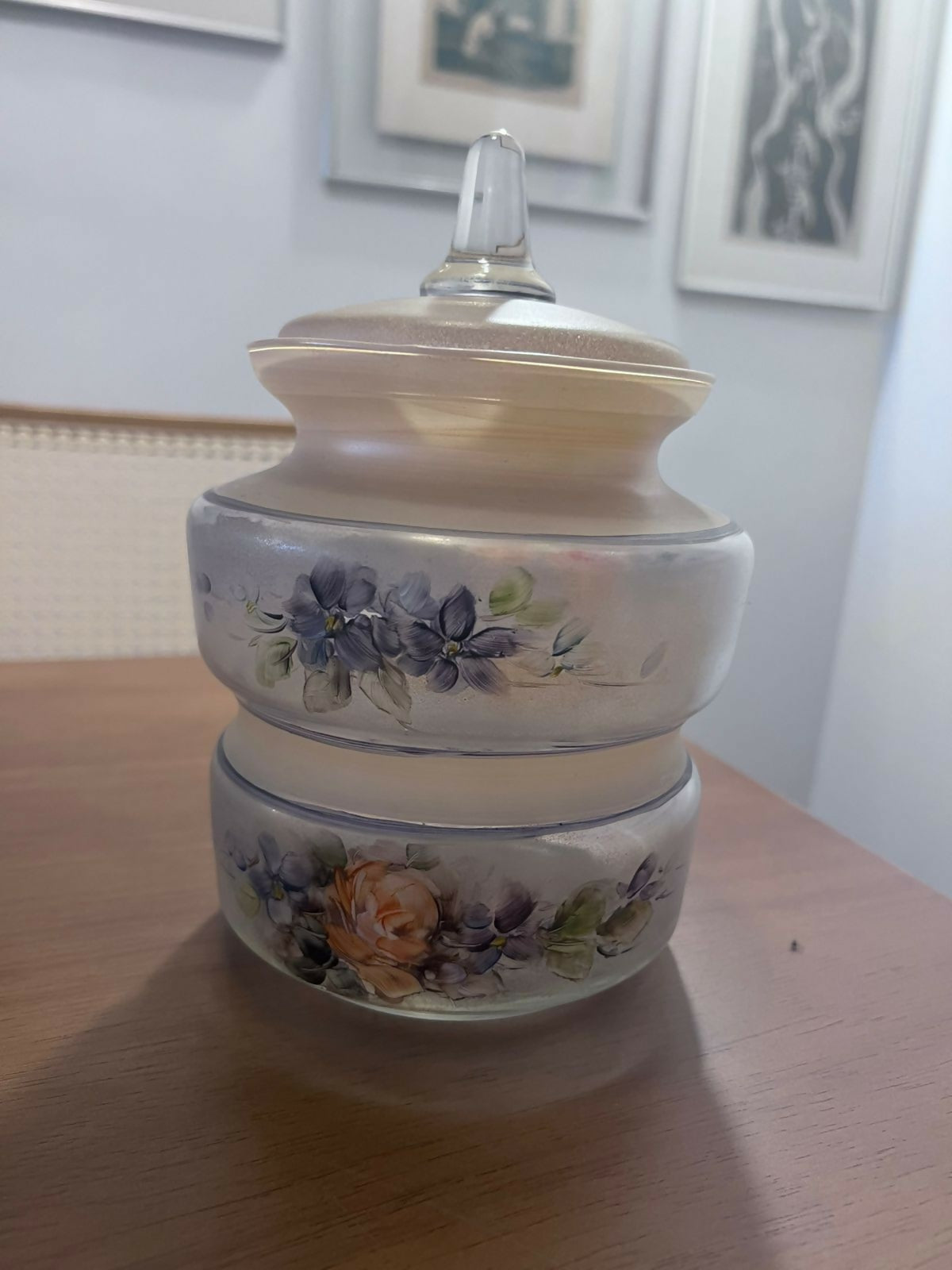 Bombonière em vidro