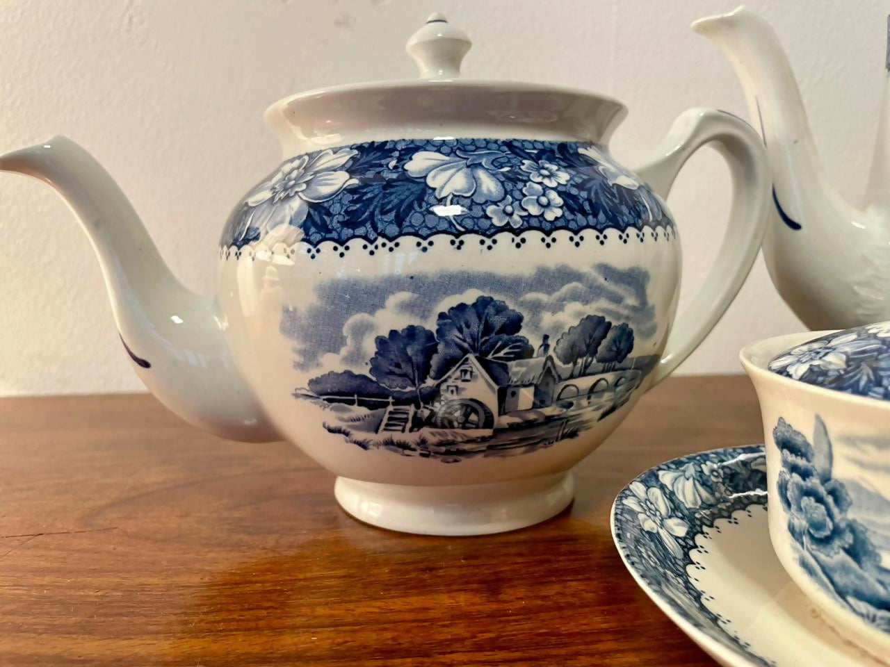 Conjunto para chá e café em faiança inglesa Woods &amp; Sons
