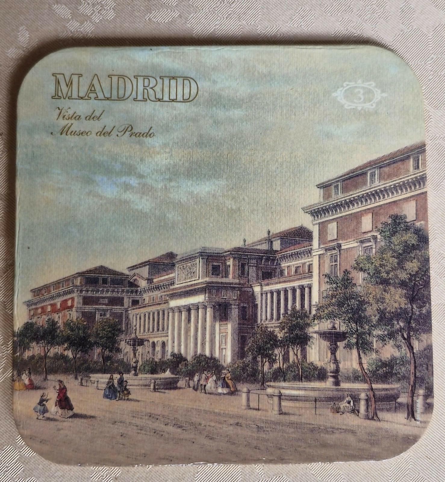 Lindo conjunto de porta-copos fabricados na Espanha