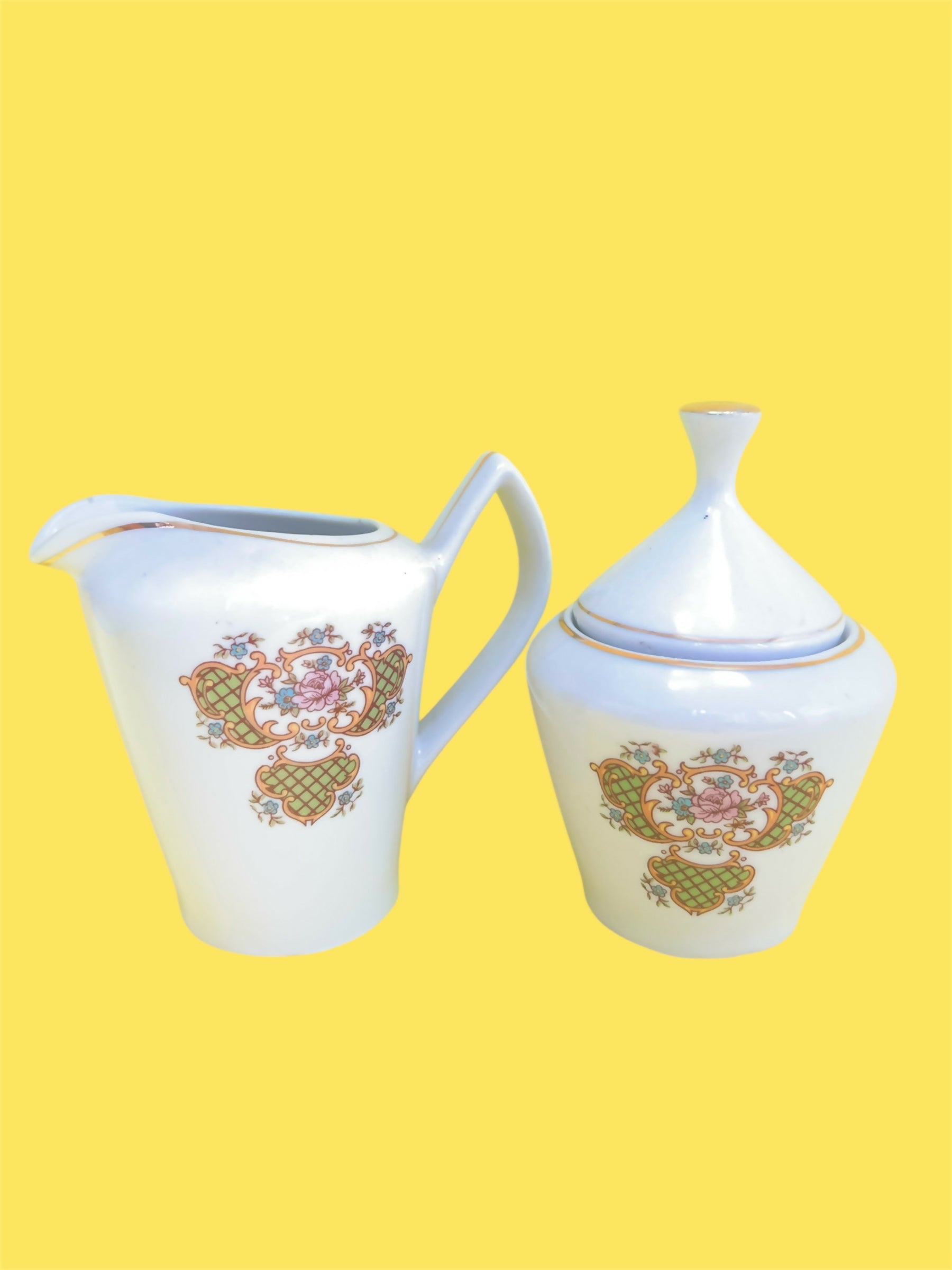 Jogo chá e café Porcelana Pozzani