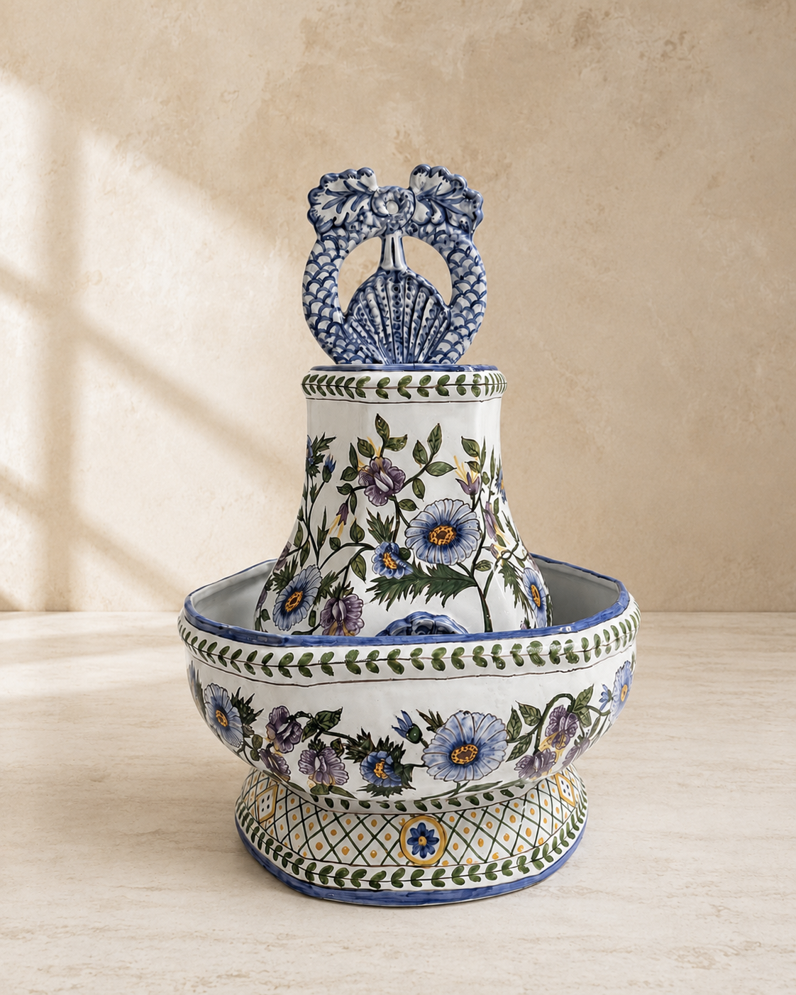 Conjunto de Lavabo Português F.F.A. Marquês | Pintado à Mão