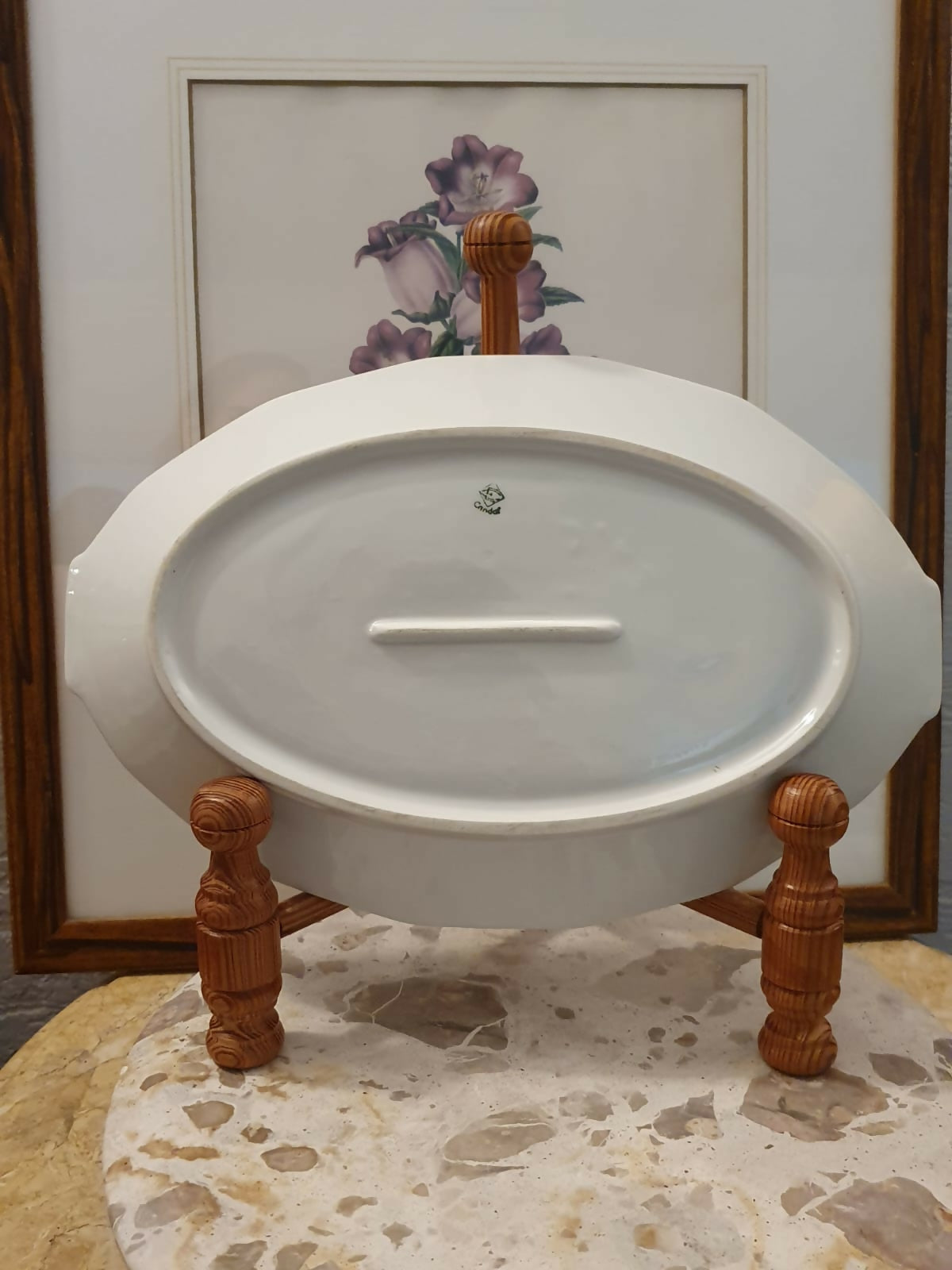Trio de travessas em porcelana vintage portuguesa Candal. Impecáveis!