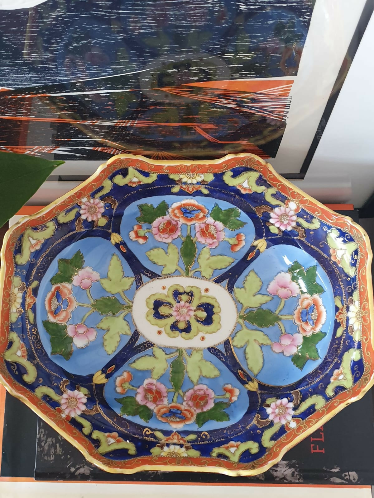 Fruteira em porcelana japonesa Noritake. Maravilhoso!
