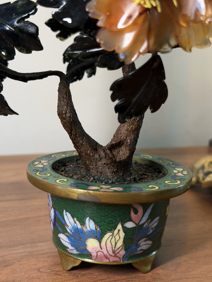 Raridade Artesanal Chinesa em Pedras Naturais – c. 1920