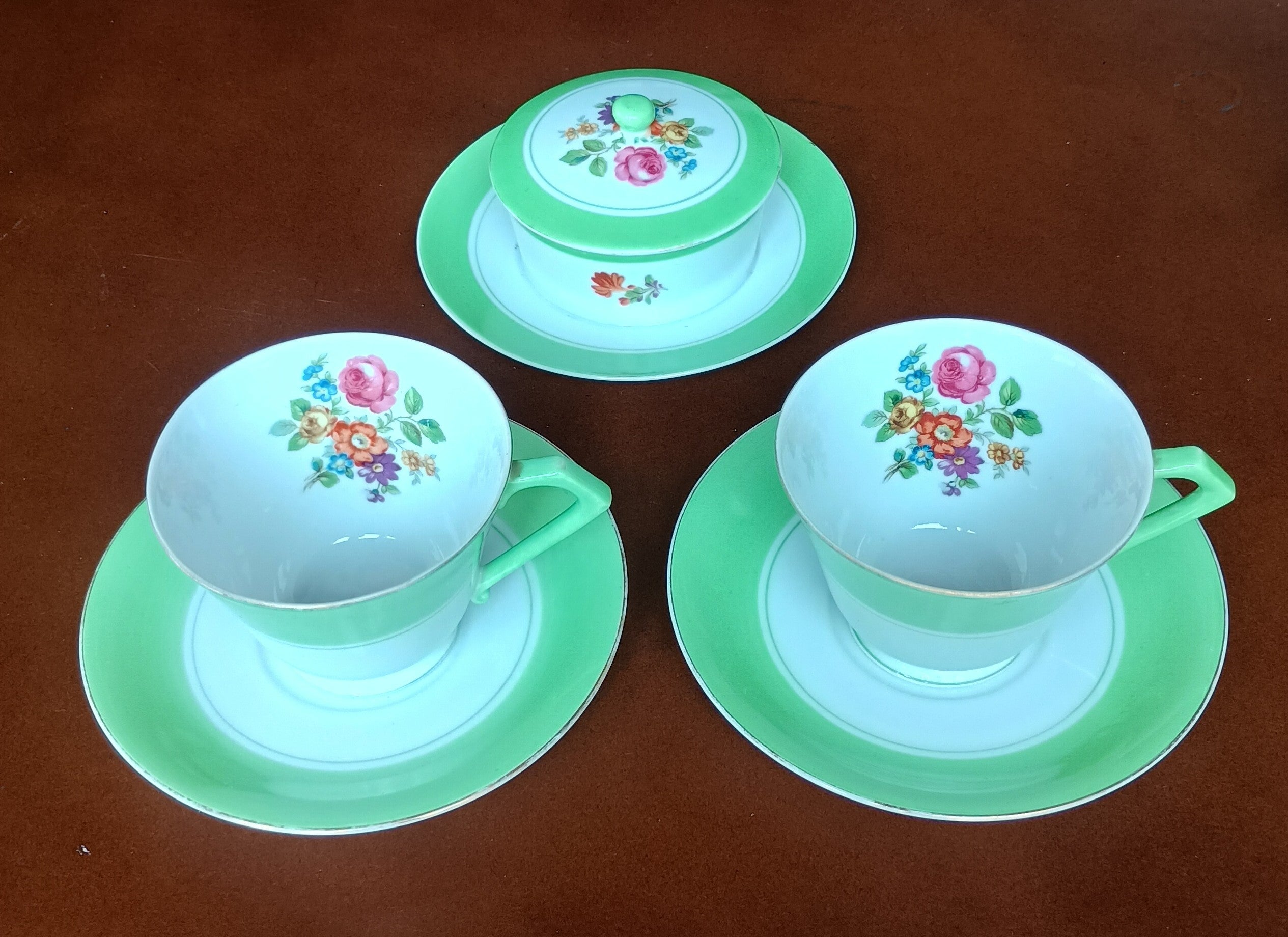 CONJUNTO ANTIGO NORITAKE JAPÃO EM PORCELANA FINA