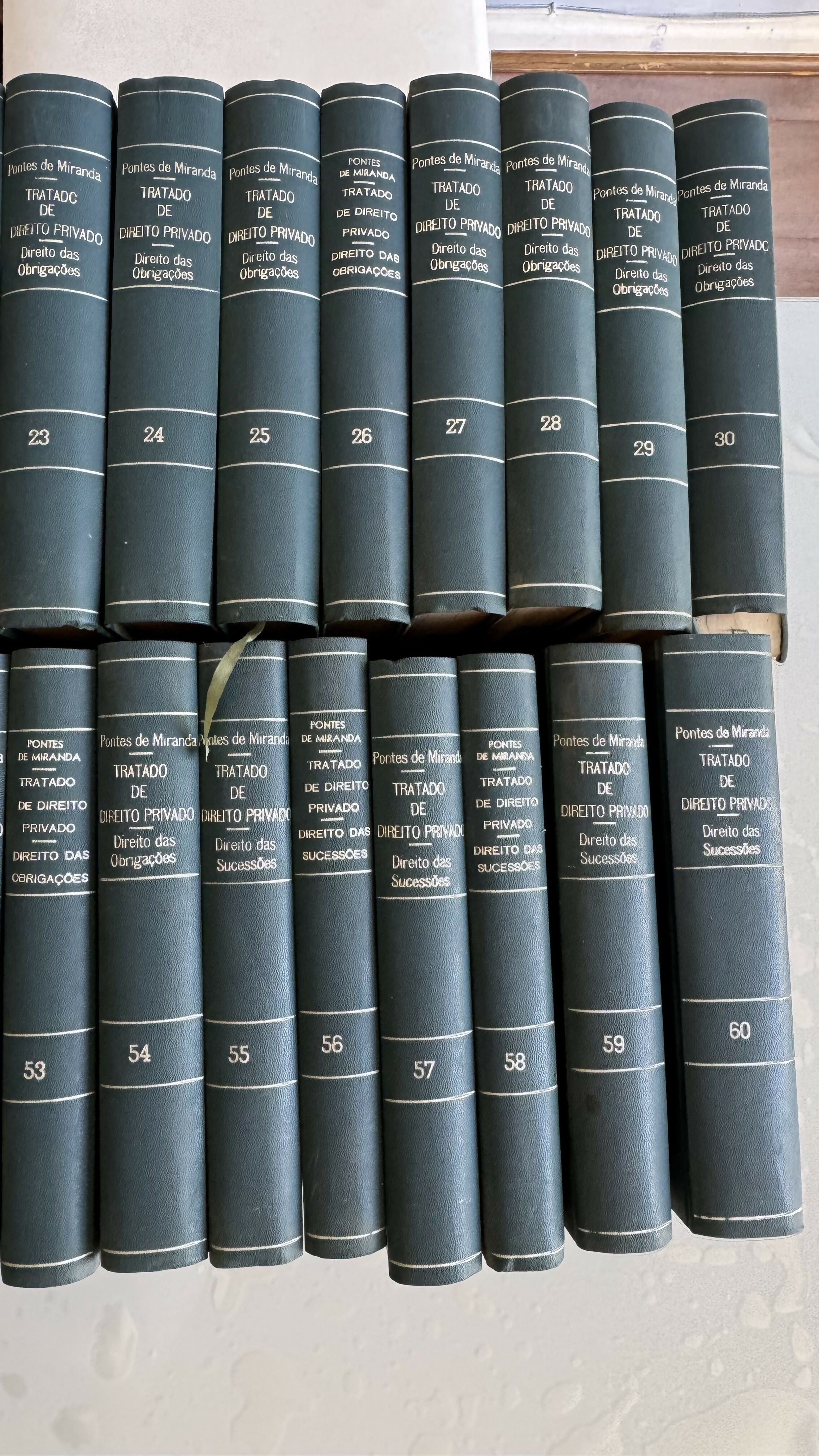Coleção Tratado De Direito Privado - Pontes De Miranda - 59 Vols - Rubricados Pelo Autor