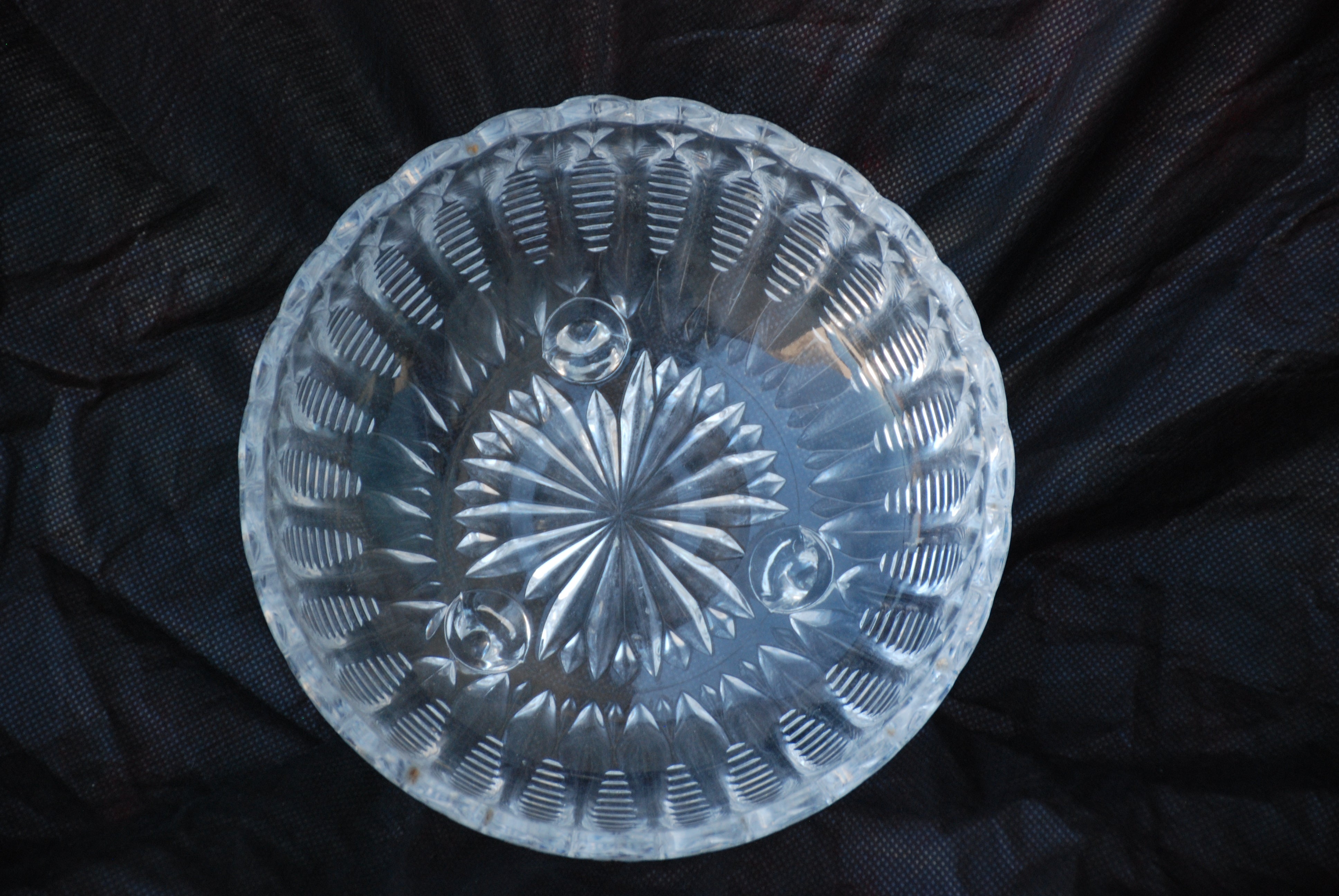 centro mesa , fruteira cristal da waterford, modelo sheridan, 19 X 8
