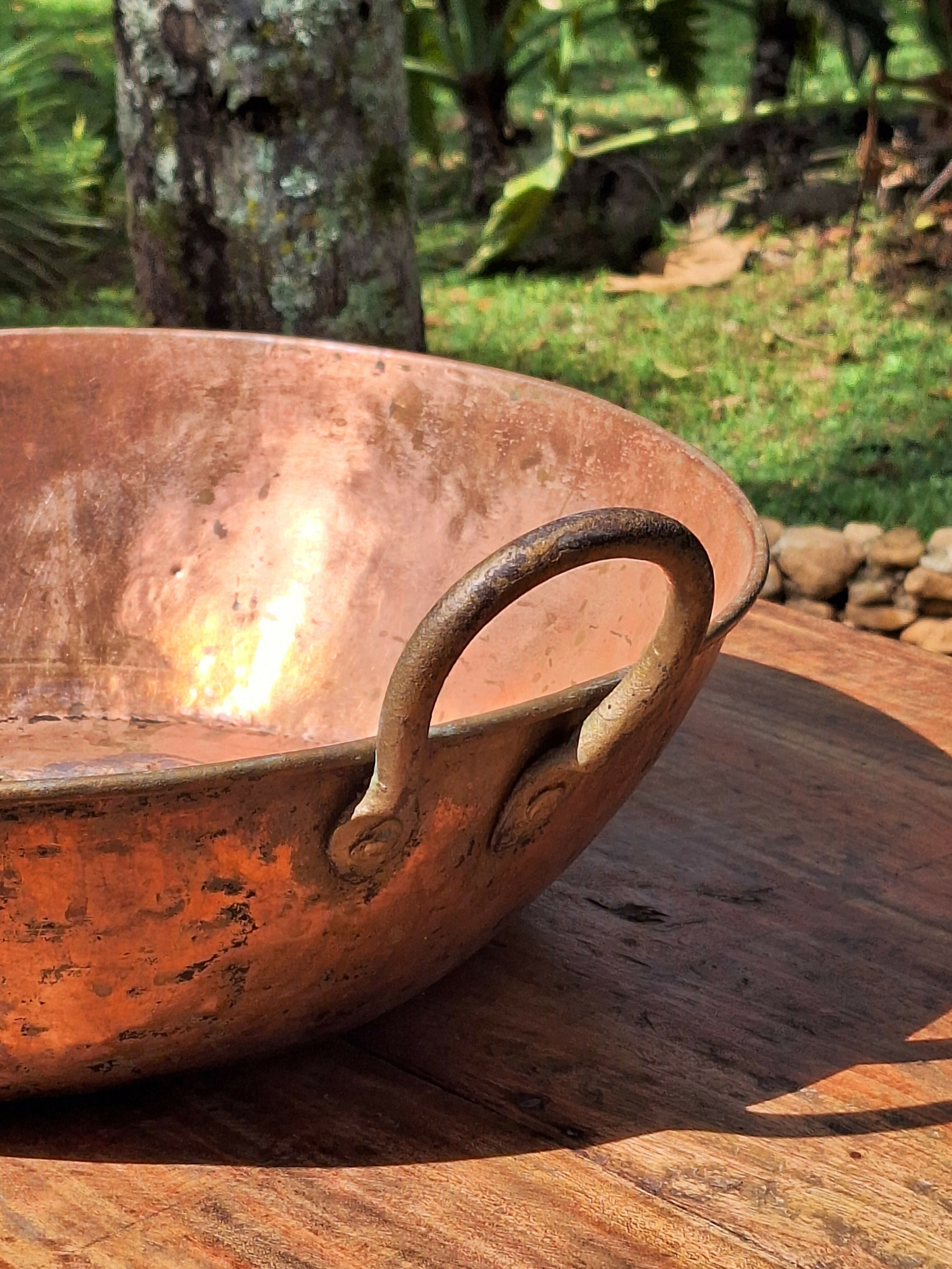 Tacho de Cobre Antigo Garimpo Mineiro