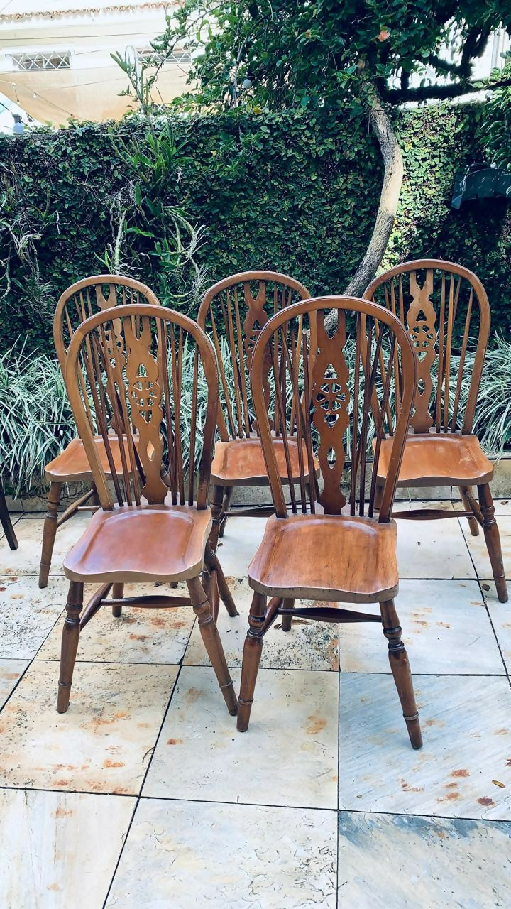 Conjunto de 5 Cadeiras Windsor