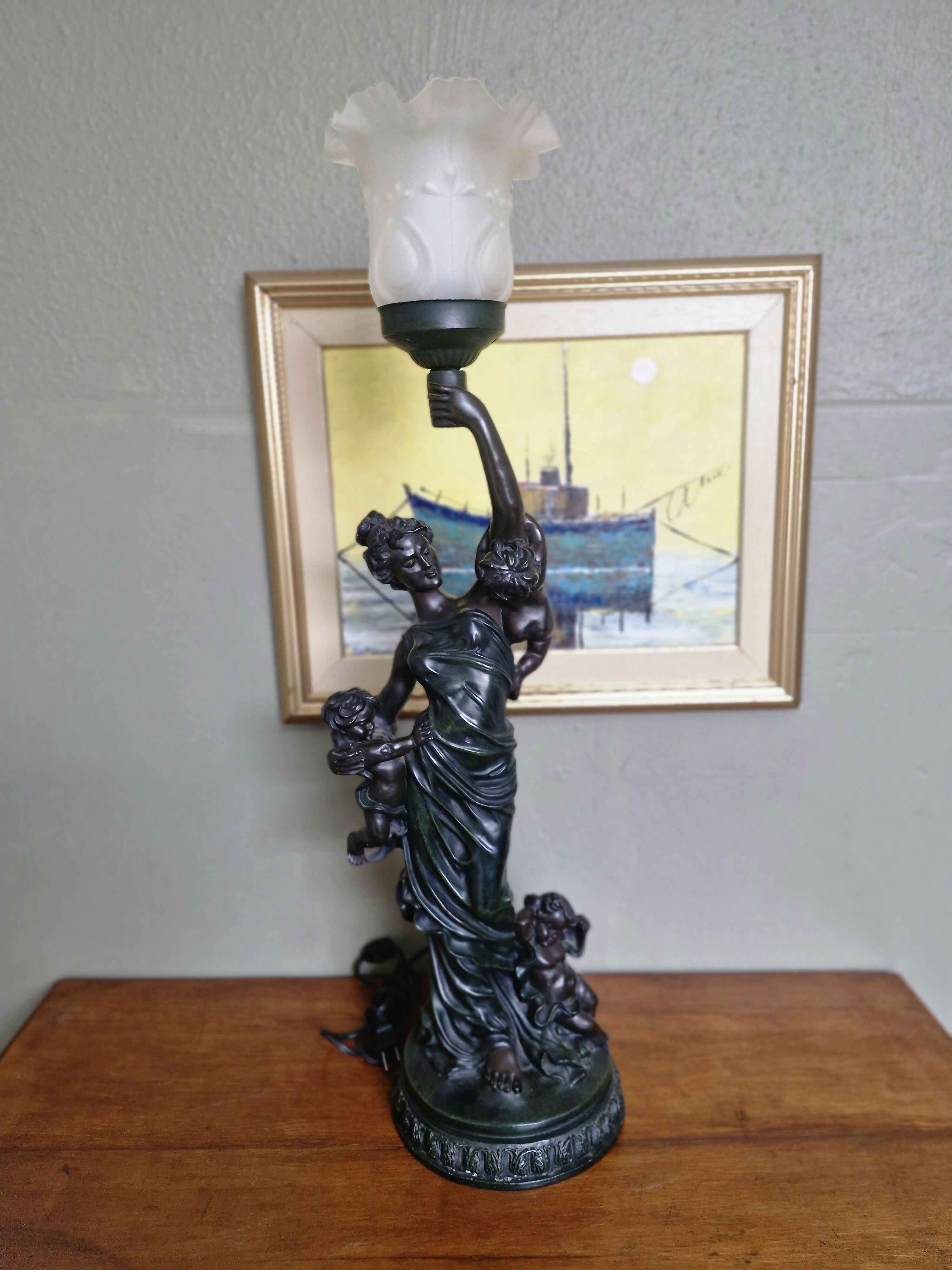 Luminária estilo Art Nouveau