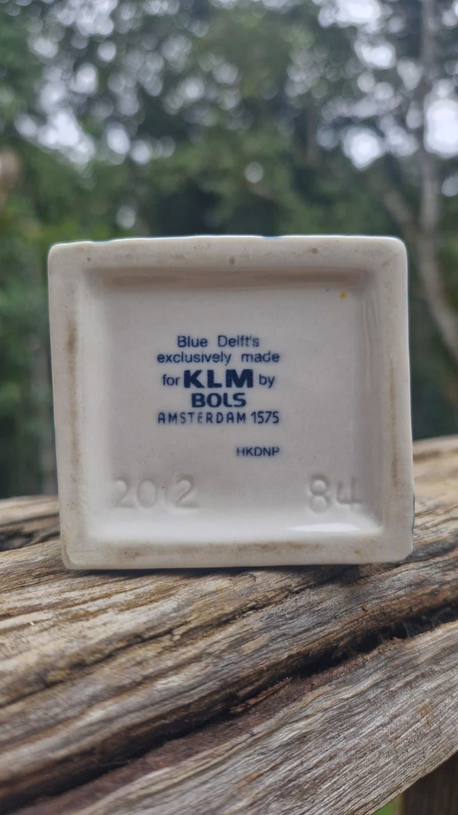 Rara Miniatura Casinha Holandesa KLM Bols Delft Nº 84