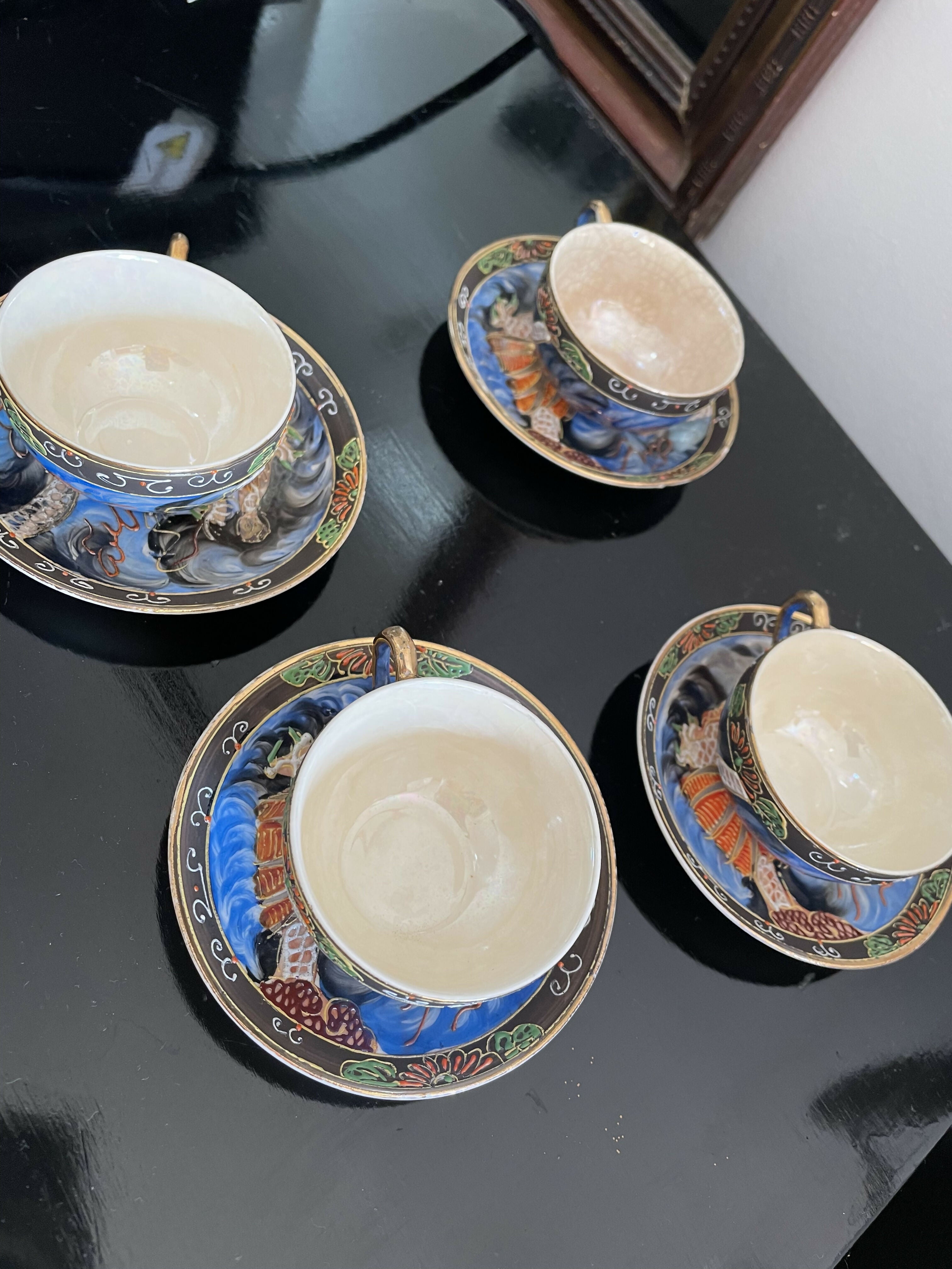 Jogo de café casca de ovo