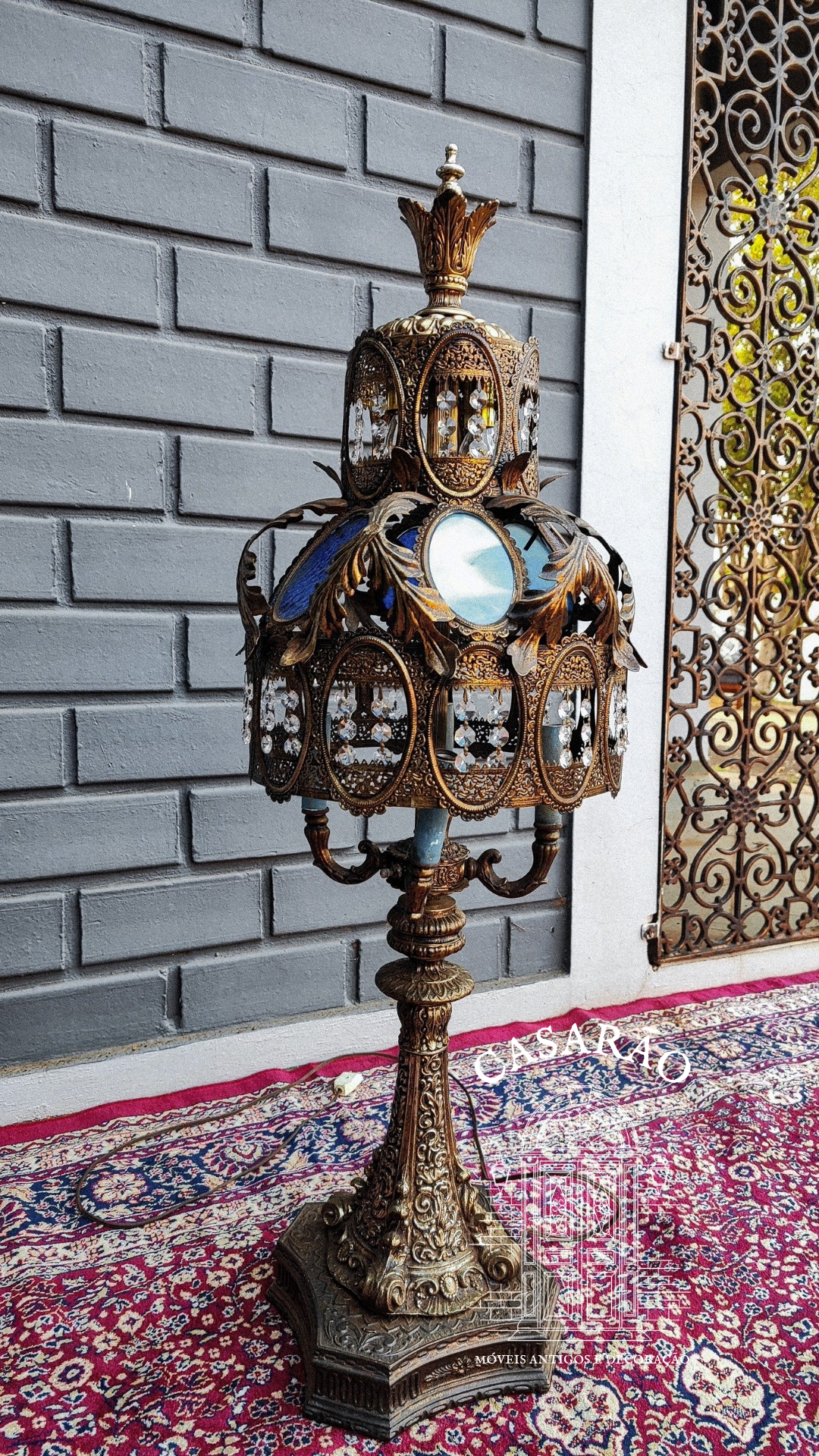 Abajur / Luminária Hollywood Regency