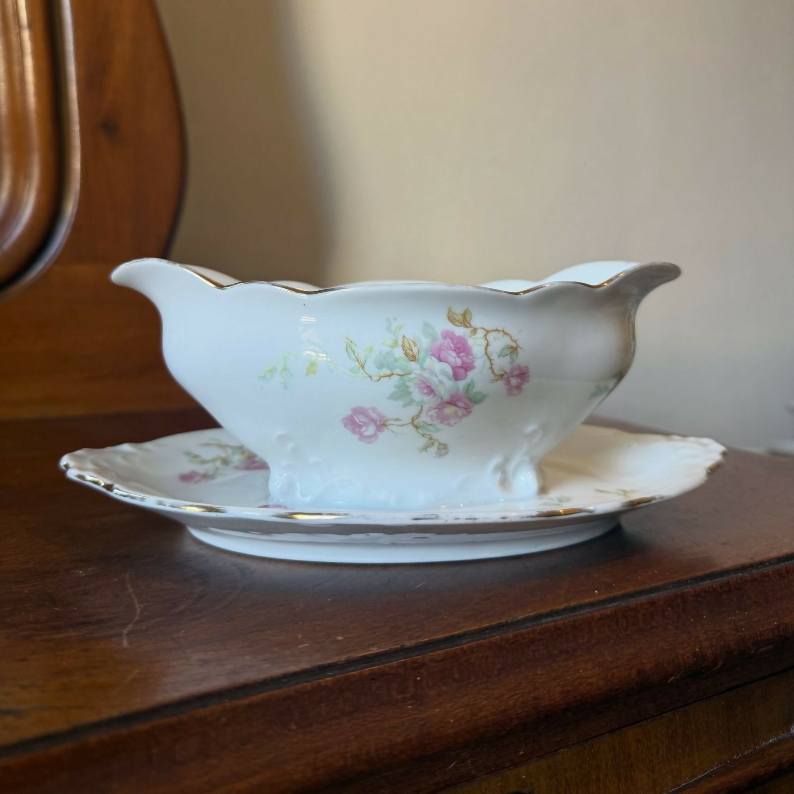 Molheira com Presentoir da fina porcelana LIMOGES