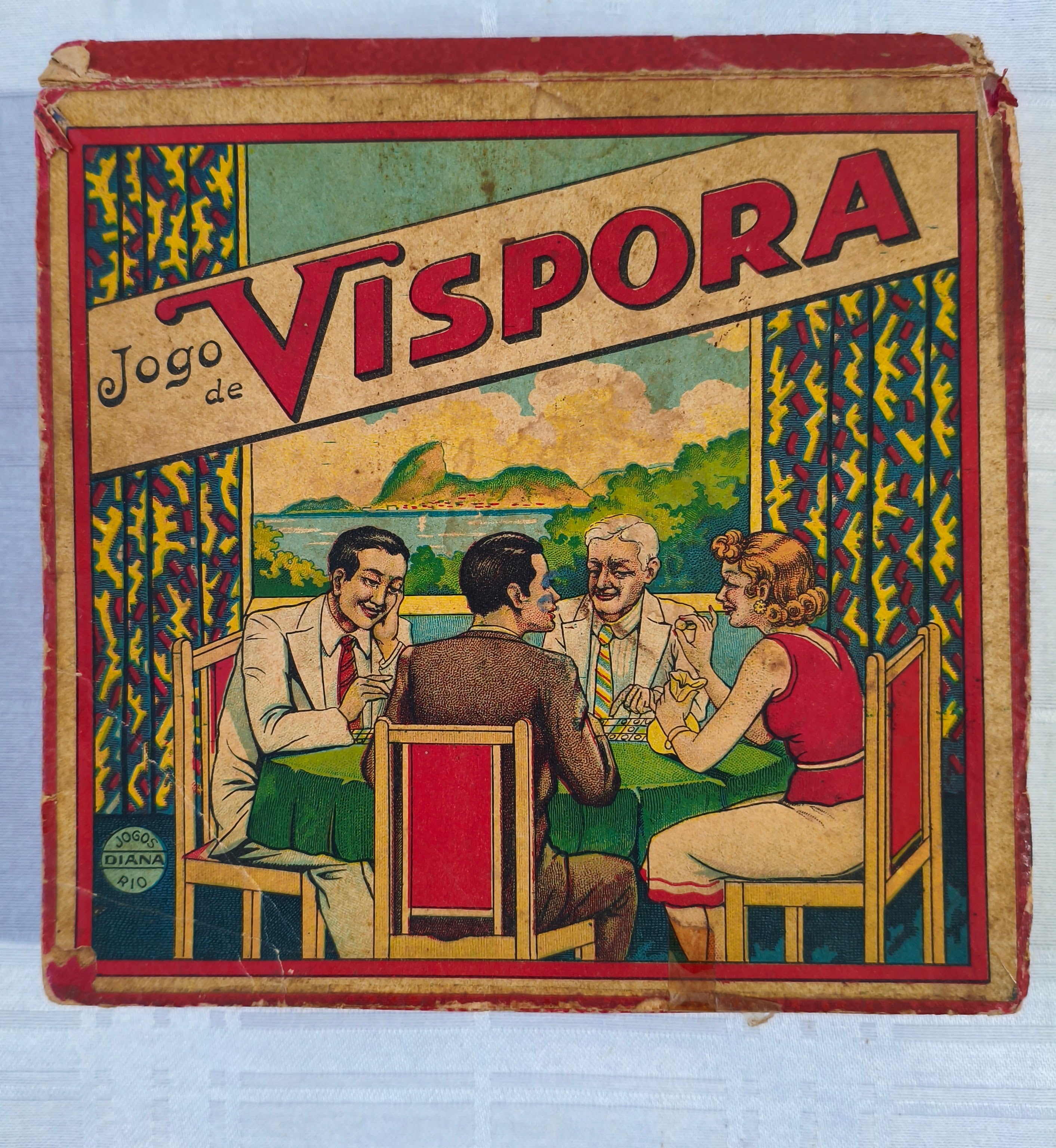 Jogo de Víspora antigo - Jogos Diana (Rio) - Completo