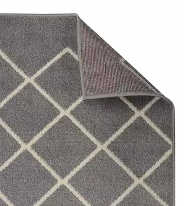 Tapete Geométrico São Carlos Herat Siena Cinza 1,60m x 2,35m