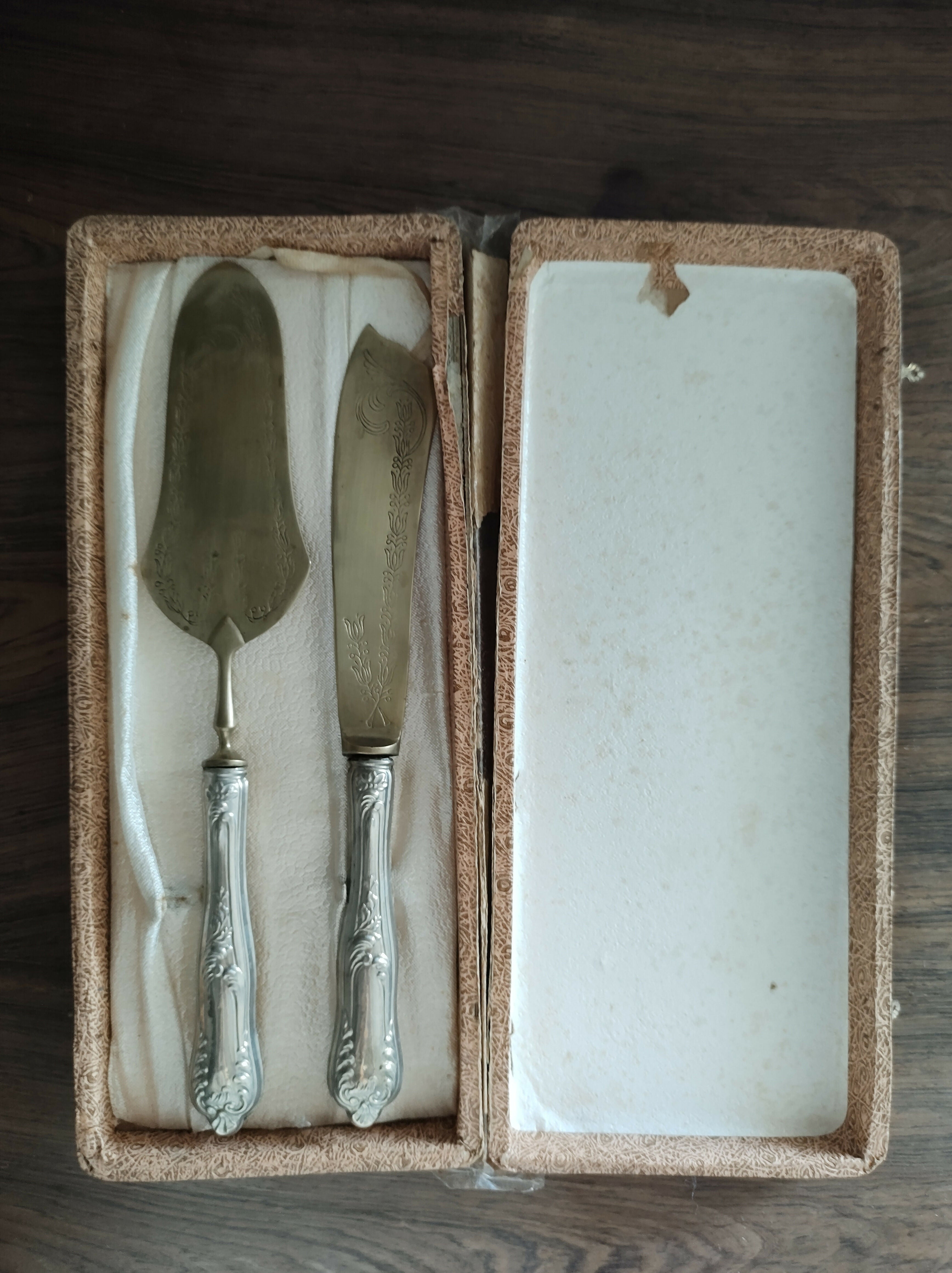 Utensílios de prata para sobremesa- Anos 1950