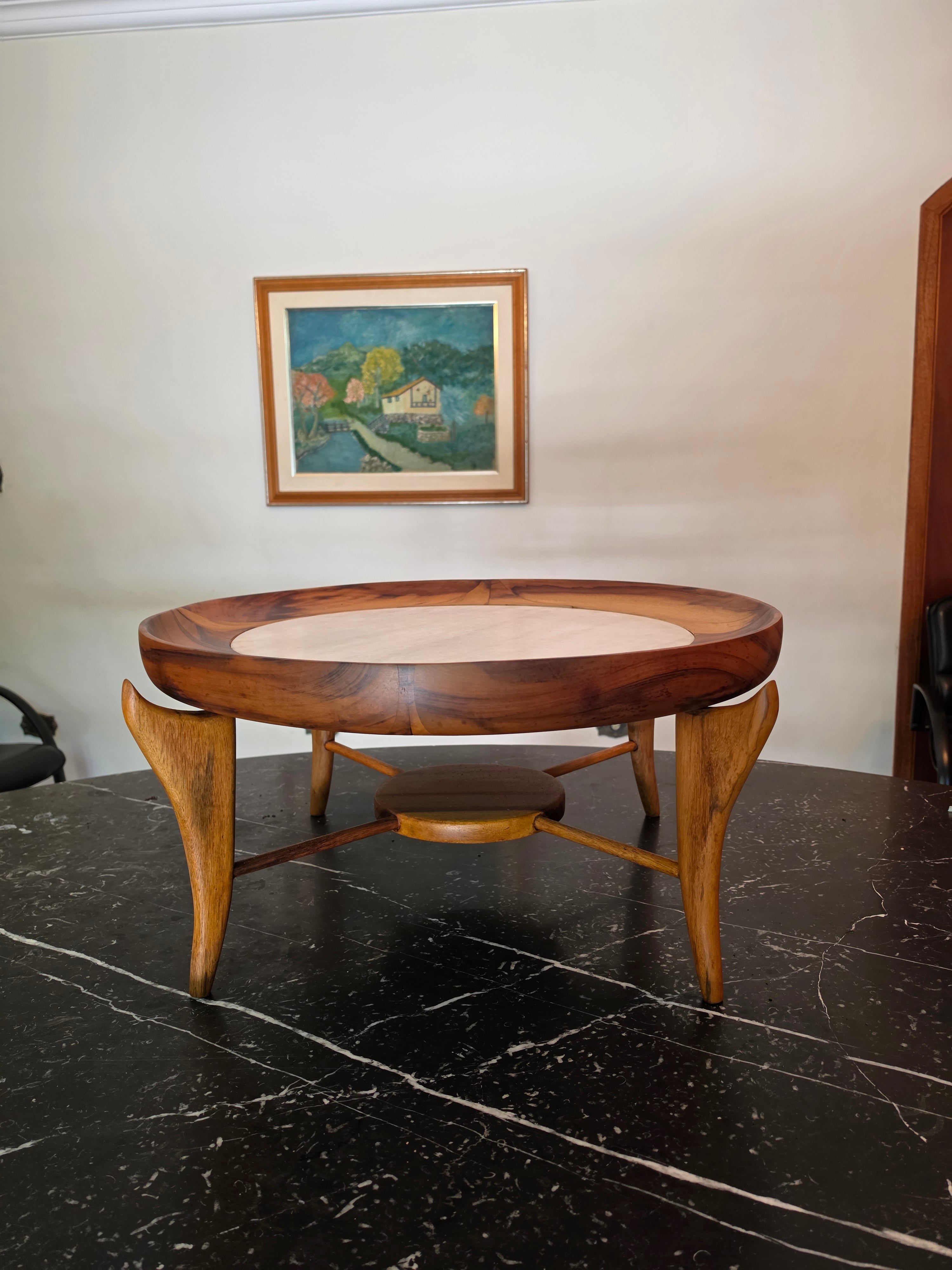 Mesa de centro Maracanã Giuseppe Scapinelli em Caviúna 1950