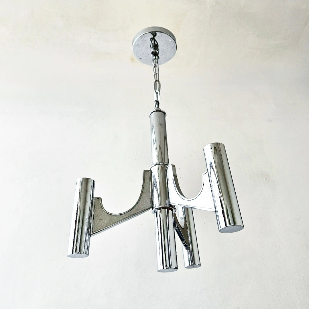 LUSTRE DE 3 BRAÇOS ANOS 70 CARLO MONTALTO