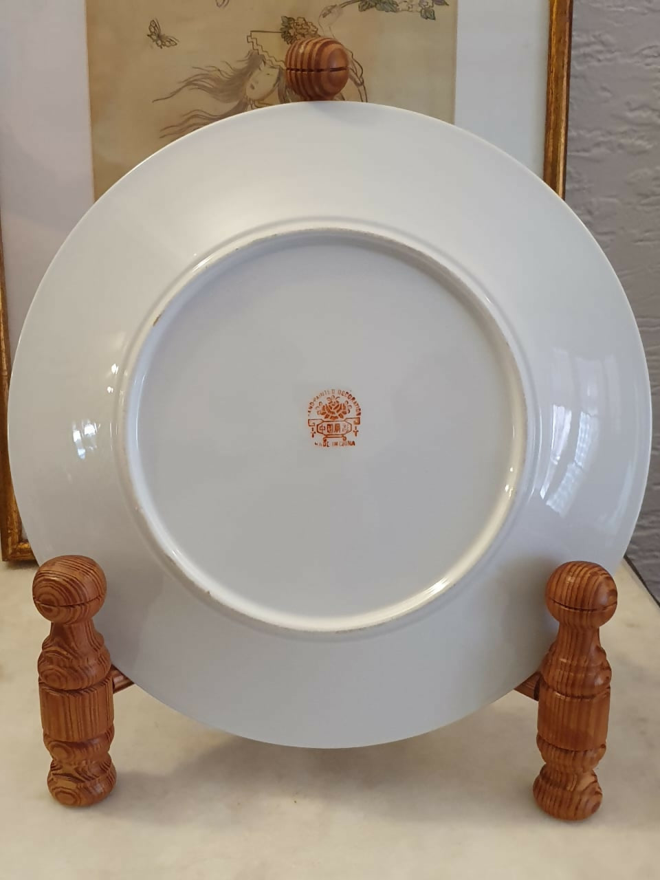 Pratos decorativos em porcelana chinesa. Pintados à mão e muito bem conservados e lindos!