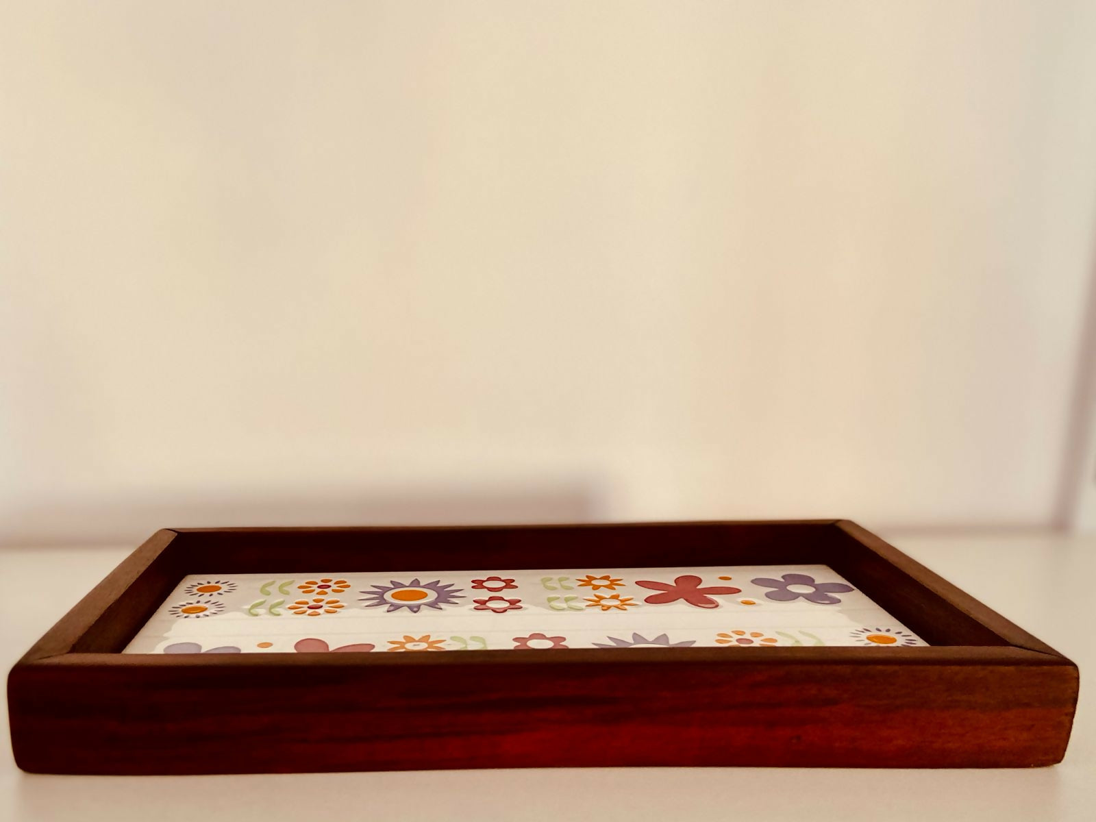 Bandeja em Jacarandá com Azulejo 60's (DMPS_060)