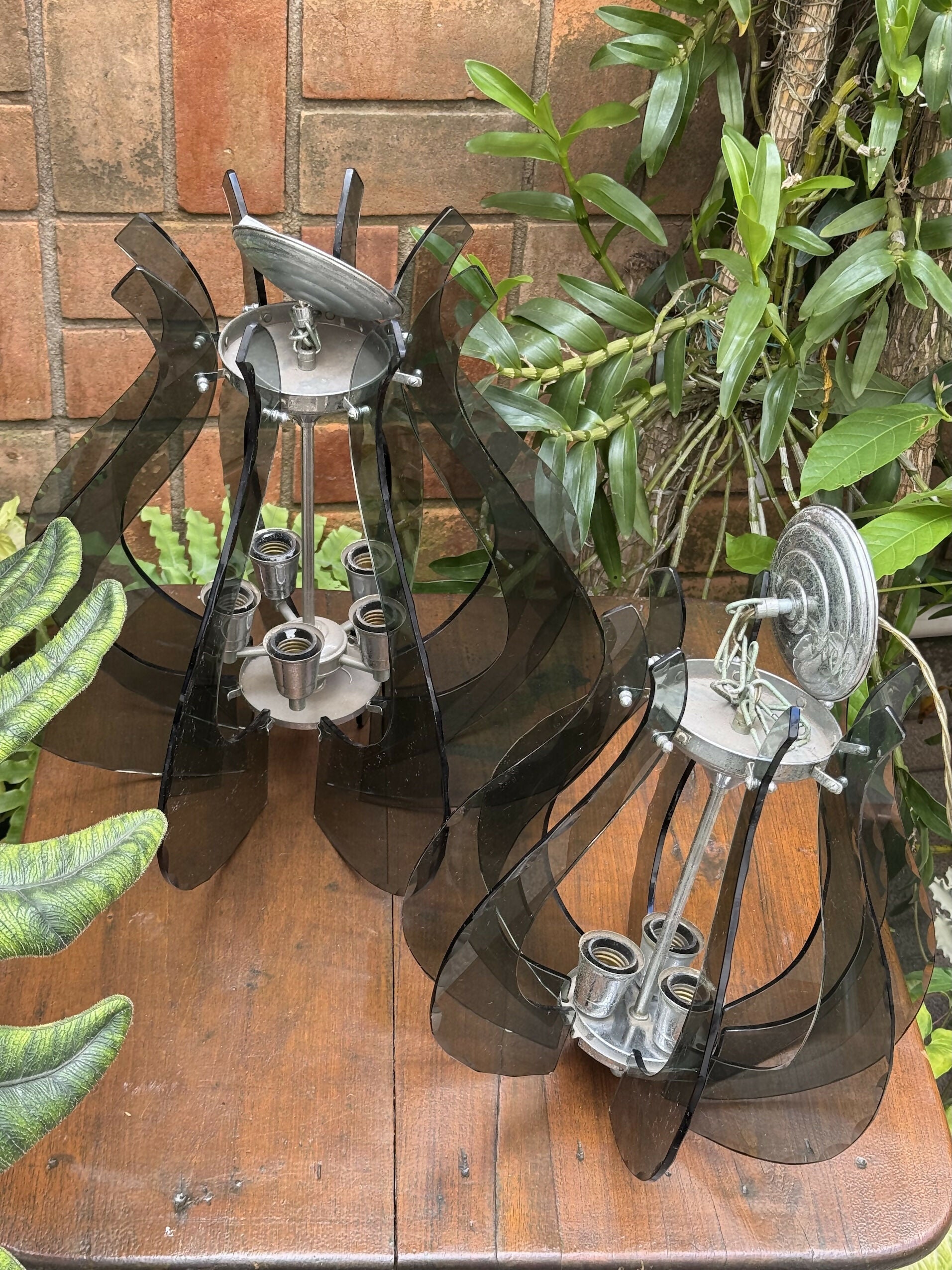 Luminárias vintage estilo Brasília - lustres diversos e arandela