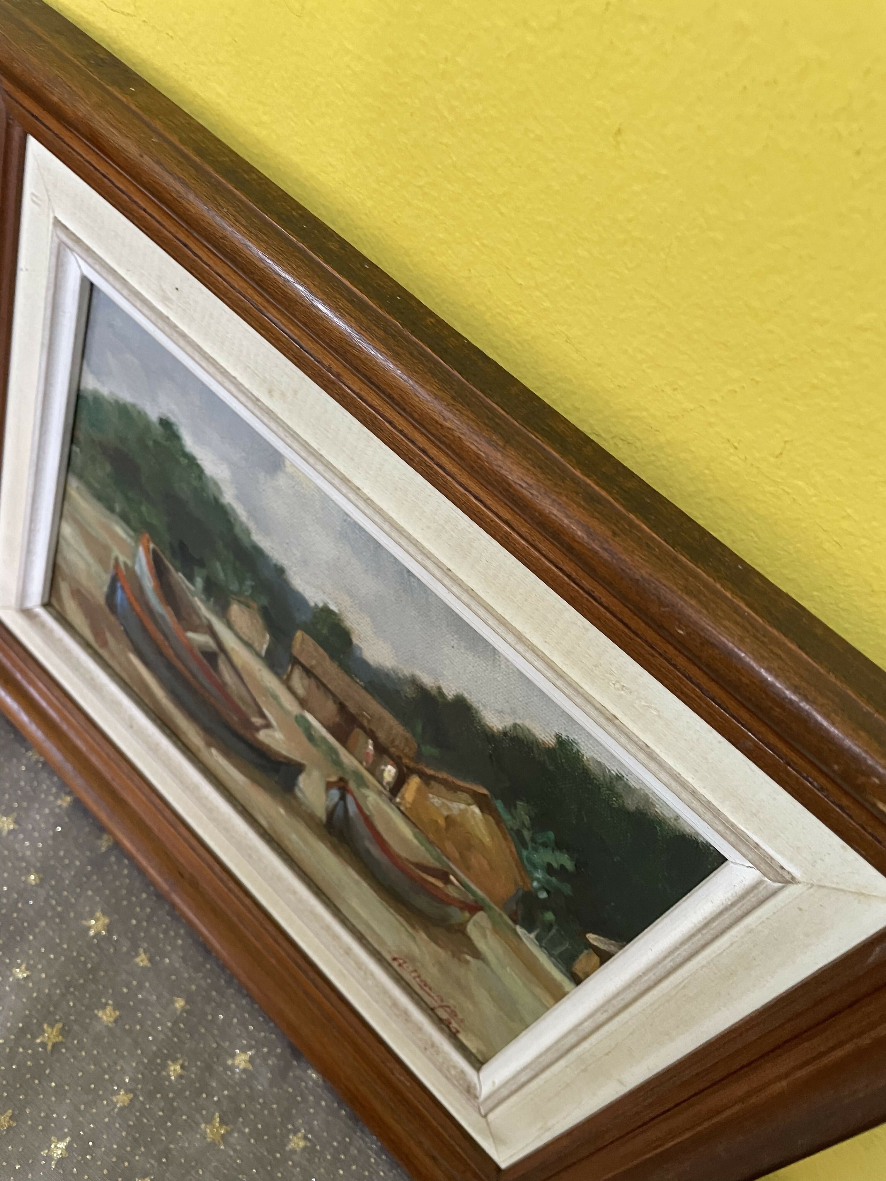 Tela Alcides Navajas impressionista brasileiro