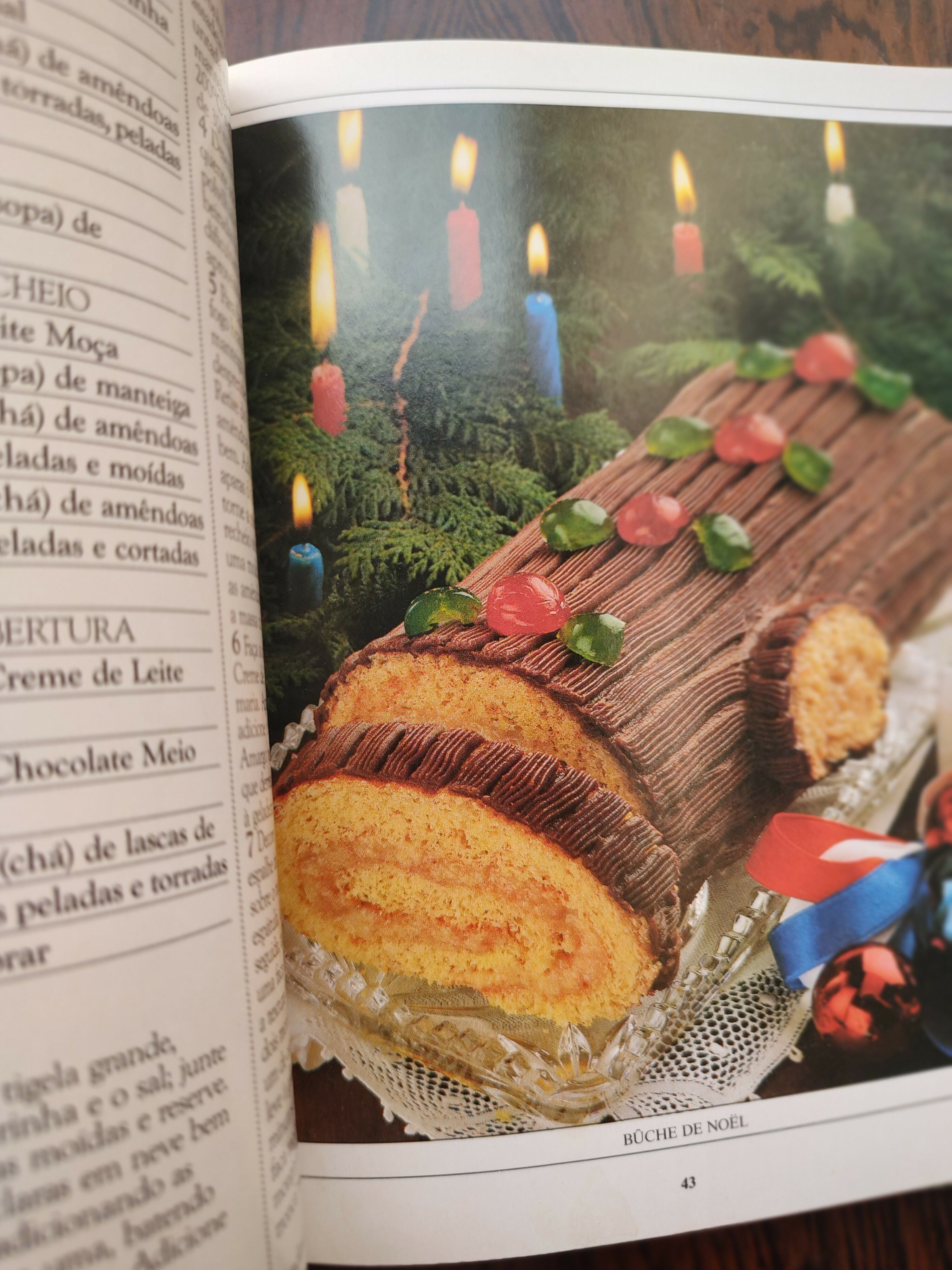 Livro "Doce Natal - um século de maravilhas com leite moça" - edição 1990