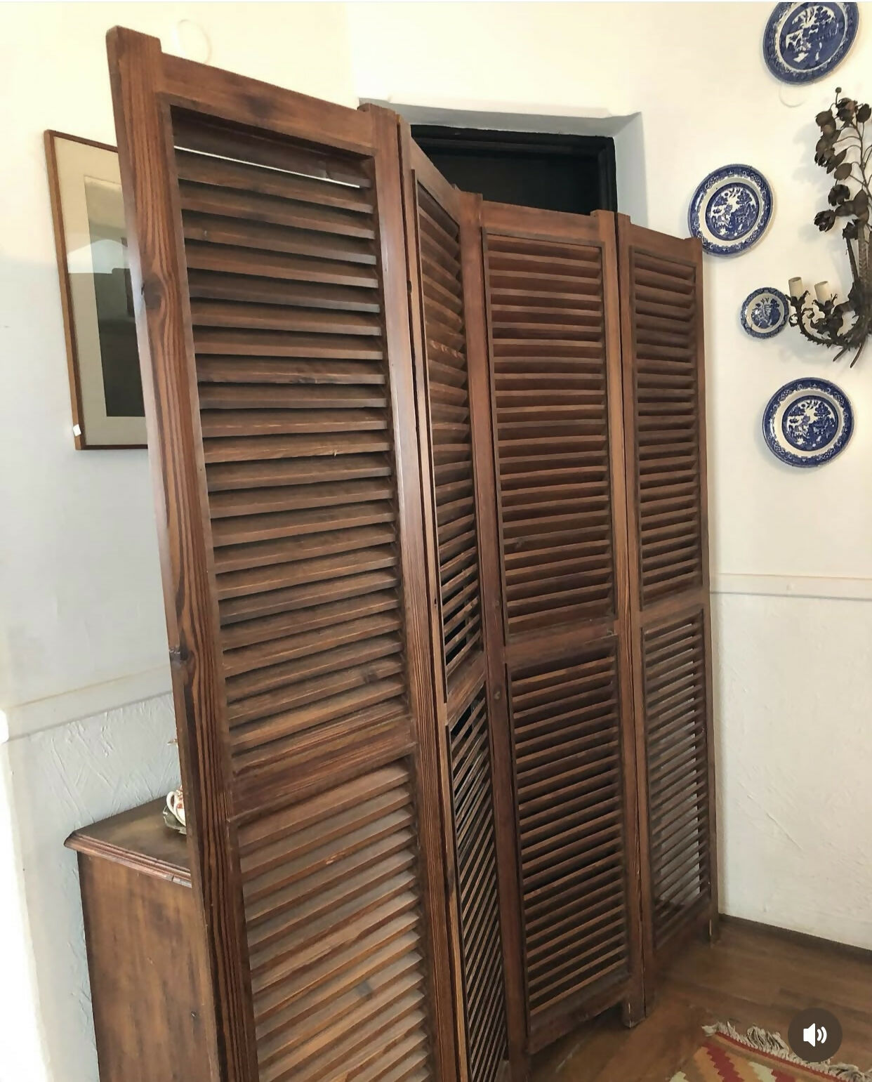 Biombo em pinho de riga