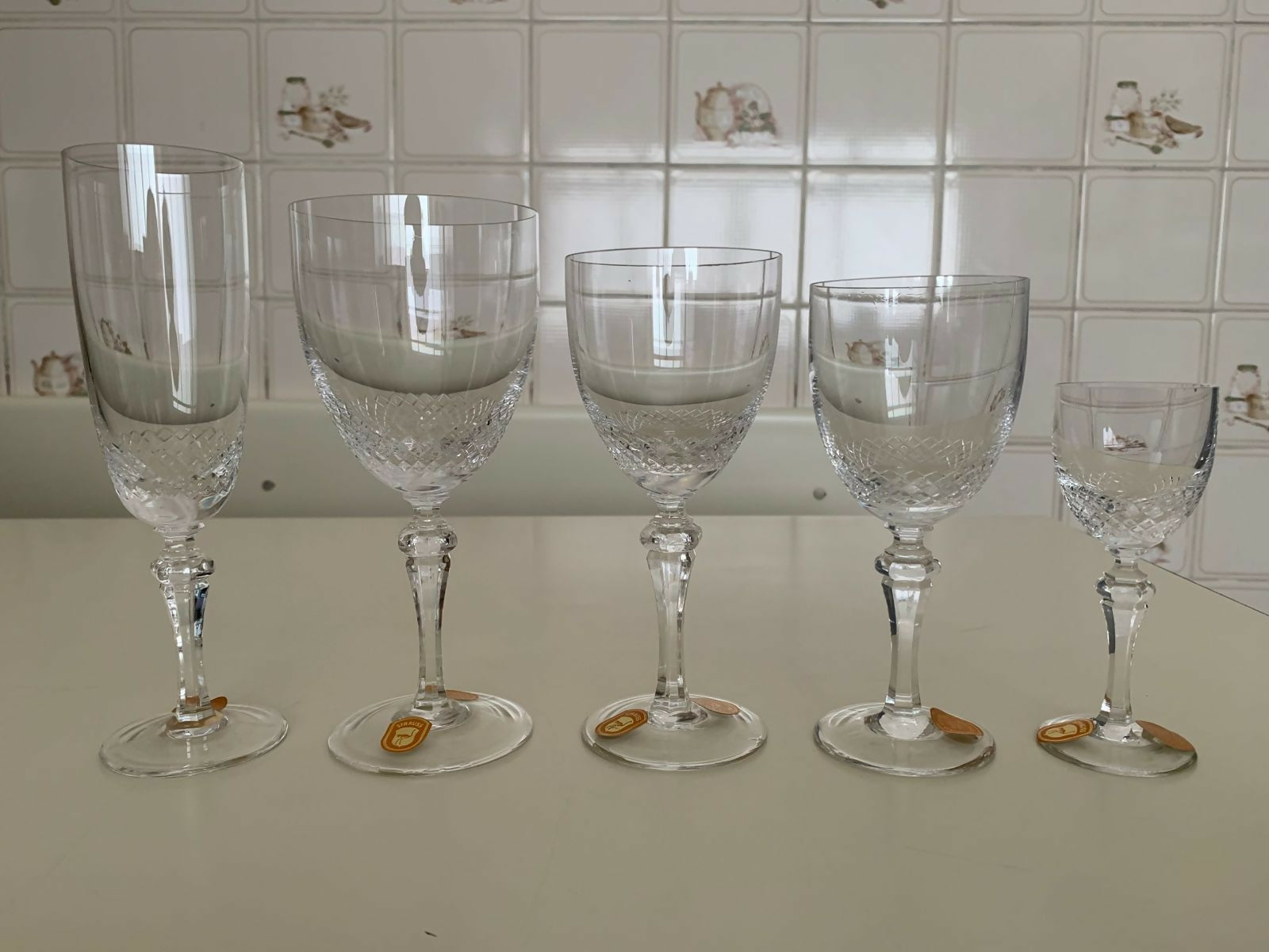 Jogo completo de cristal Strauss – 60 peças