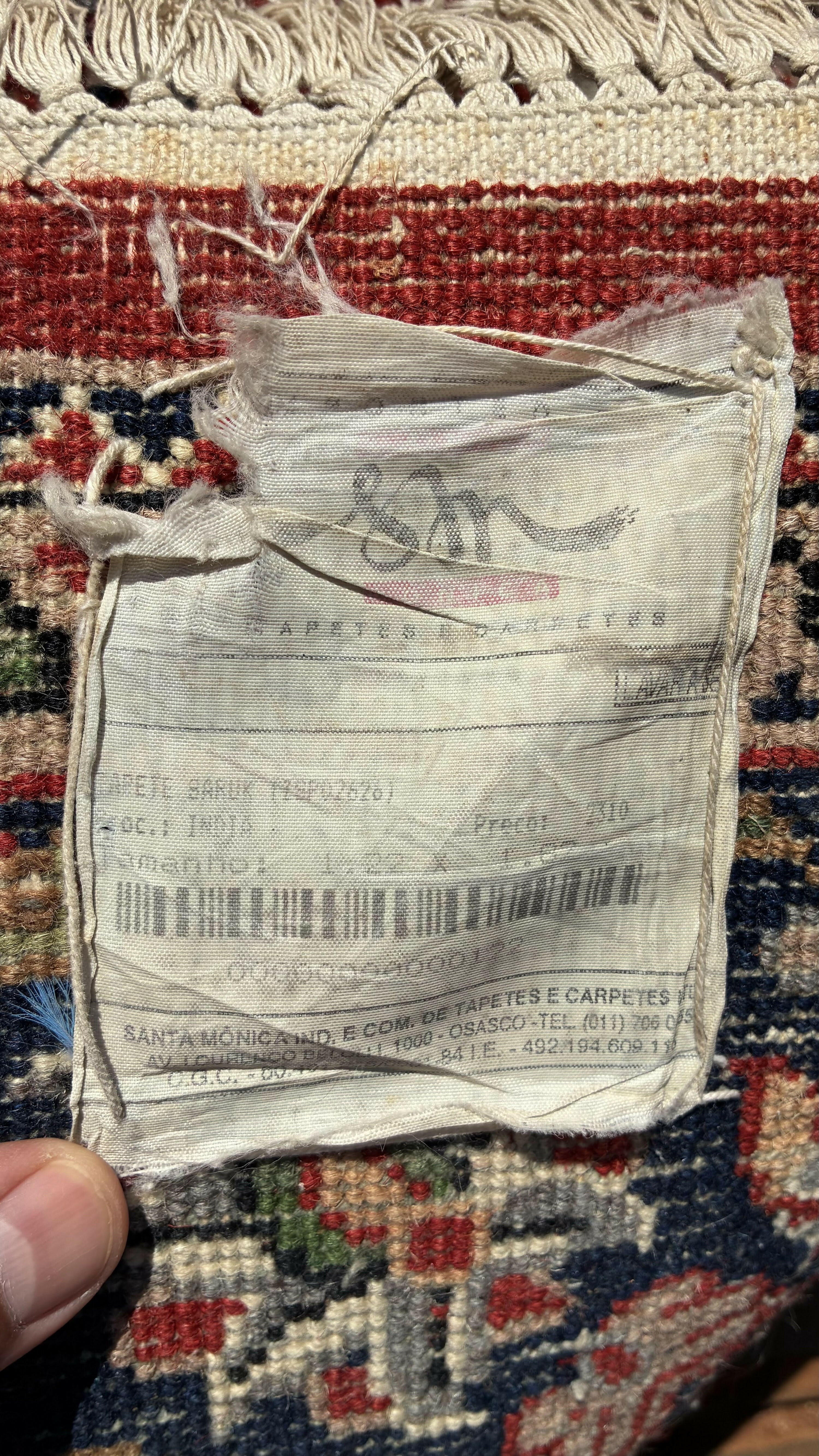 Tapete Saruk Original da Índia