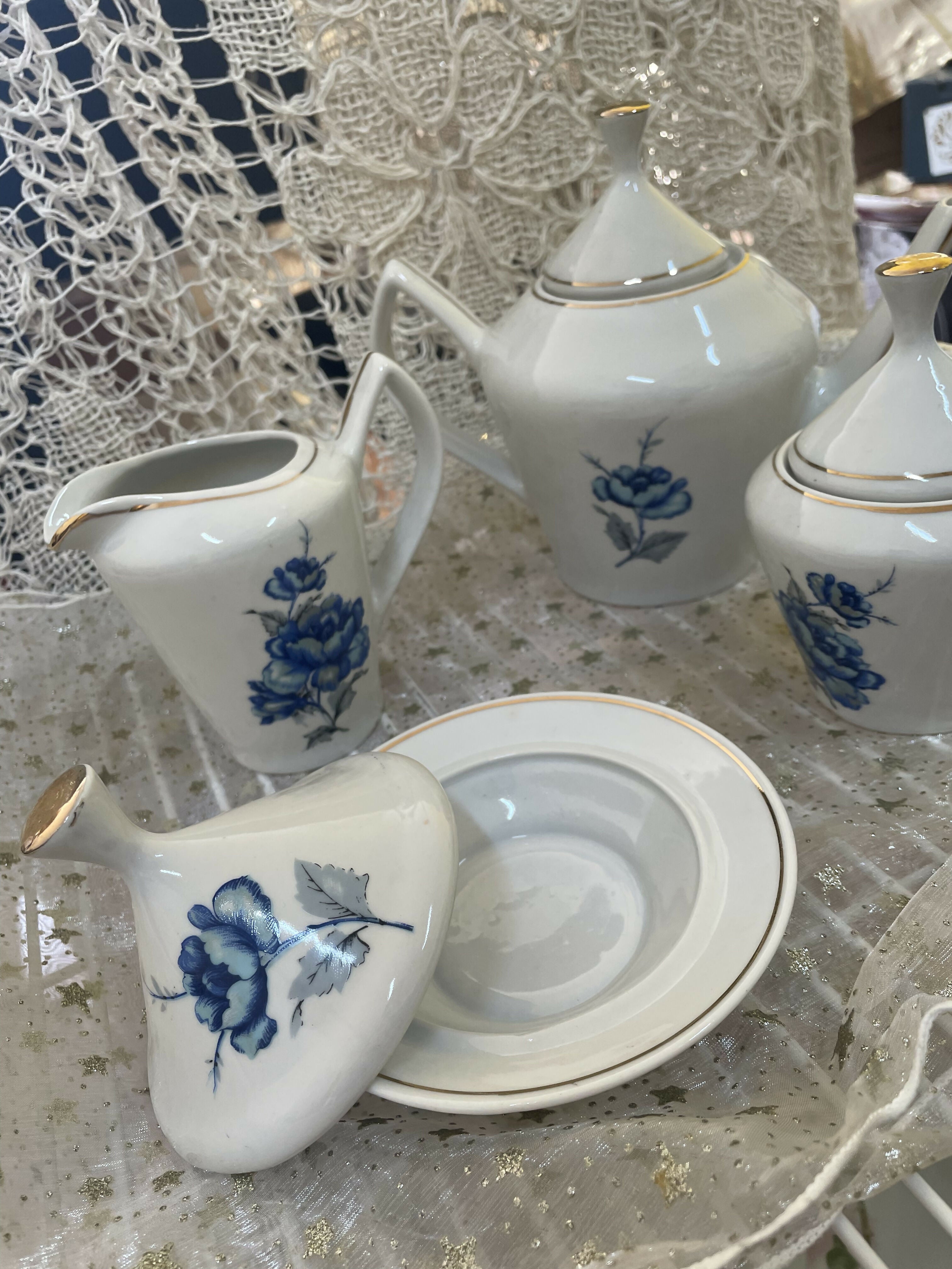 Jogo de chá ou café Pozzanni Jundiaí