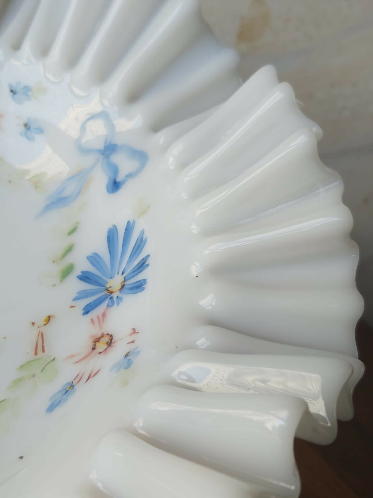 Maravilhosa fruteira de opalina anos 60 em perfeito estado!