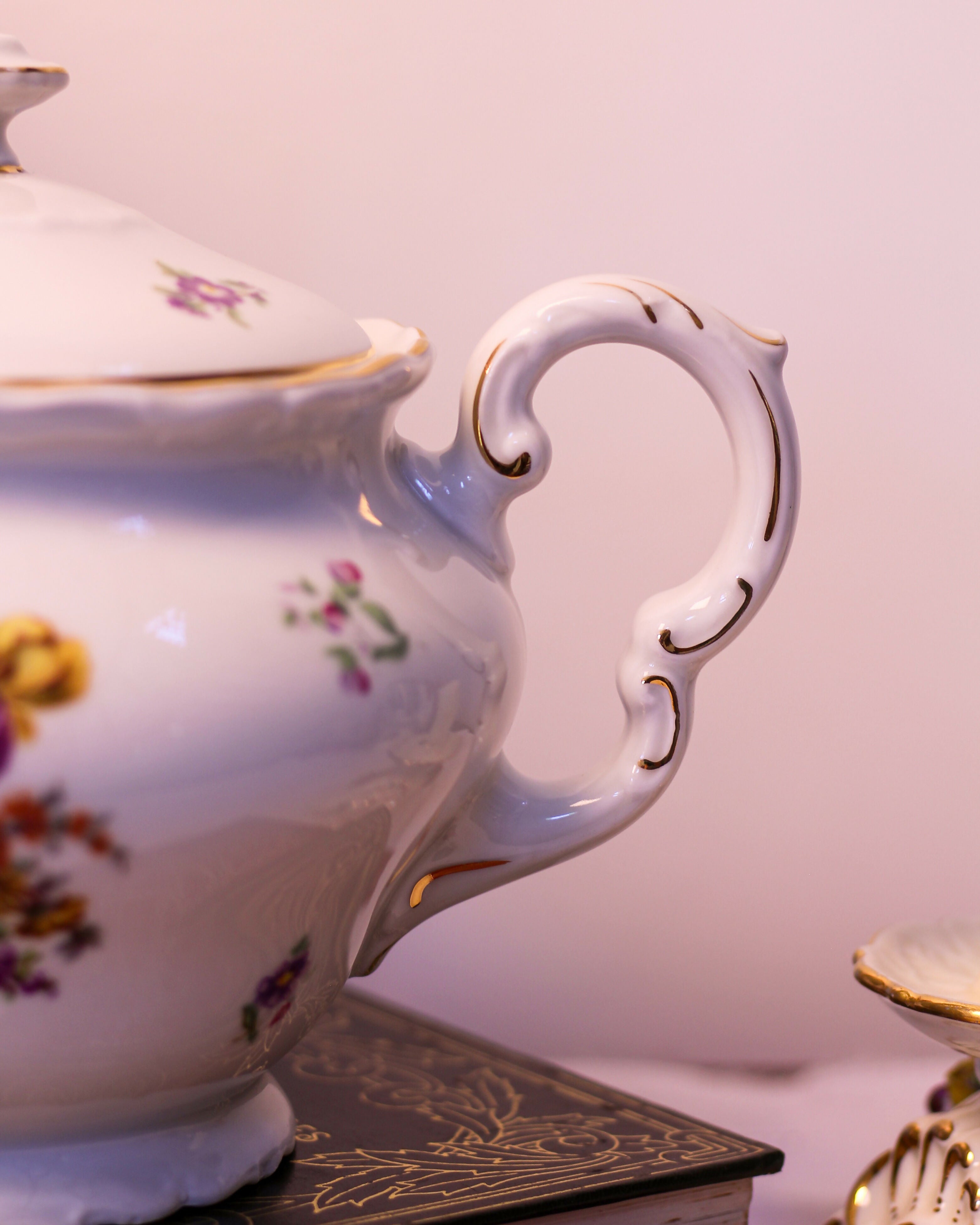 Bule de chá em Porcelana Tcheca Epiag