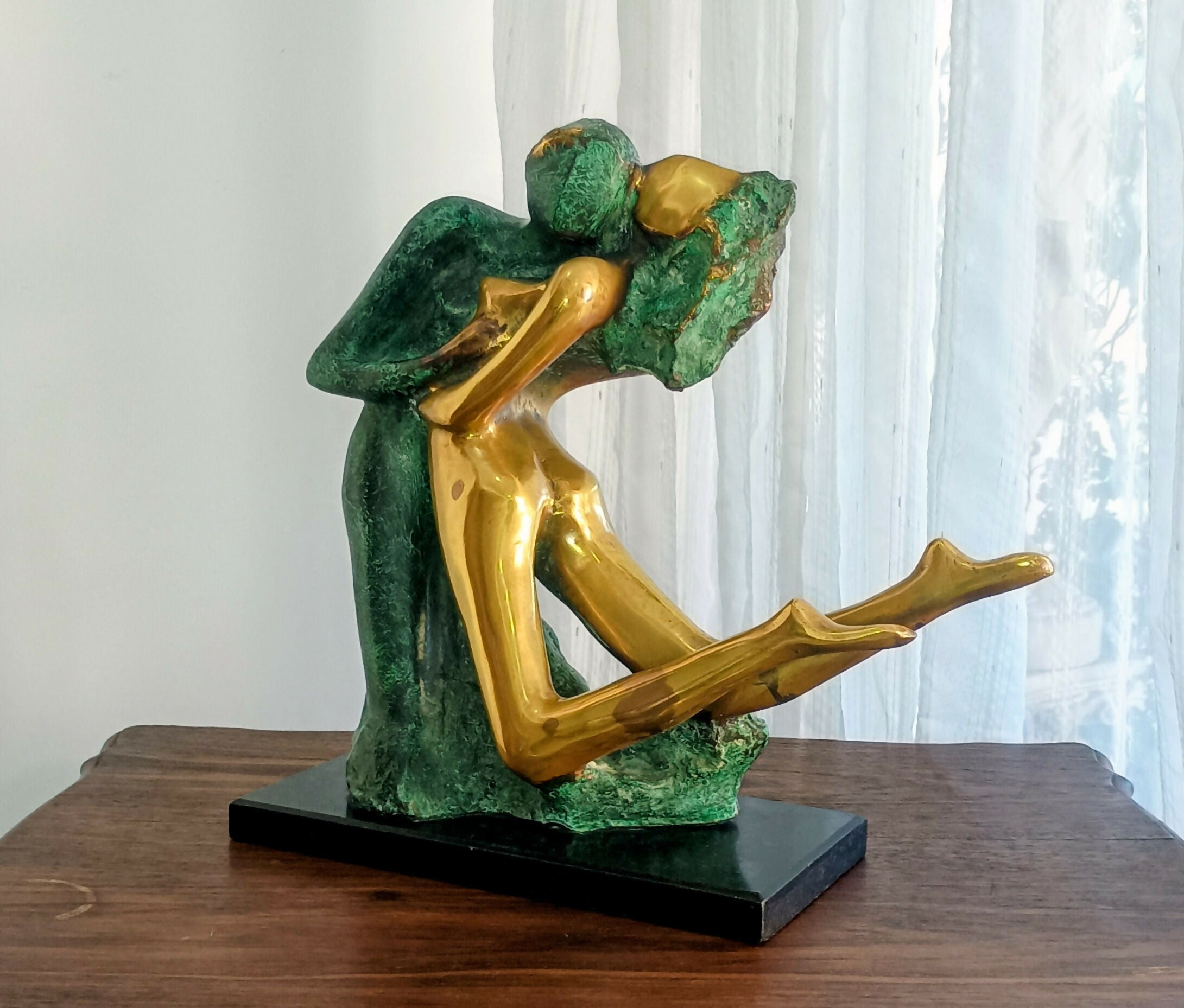 Escultura em bronze década 60 grande porte