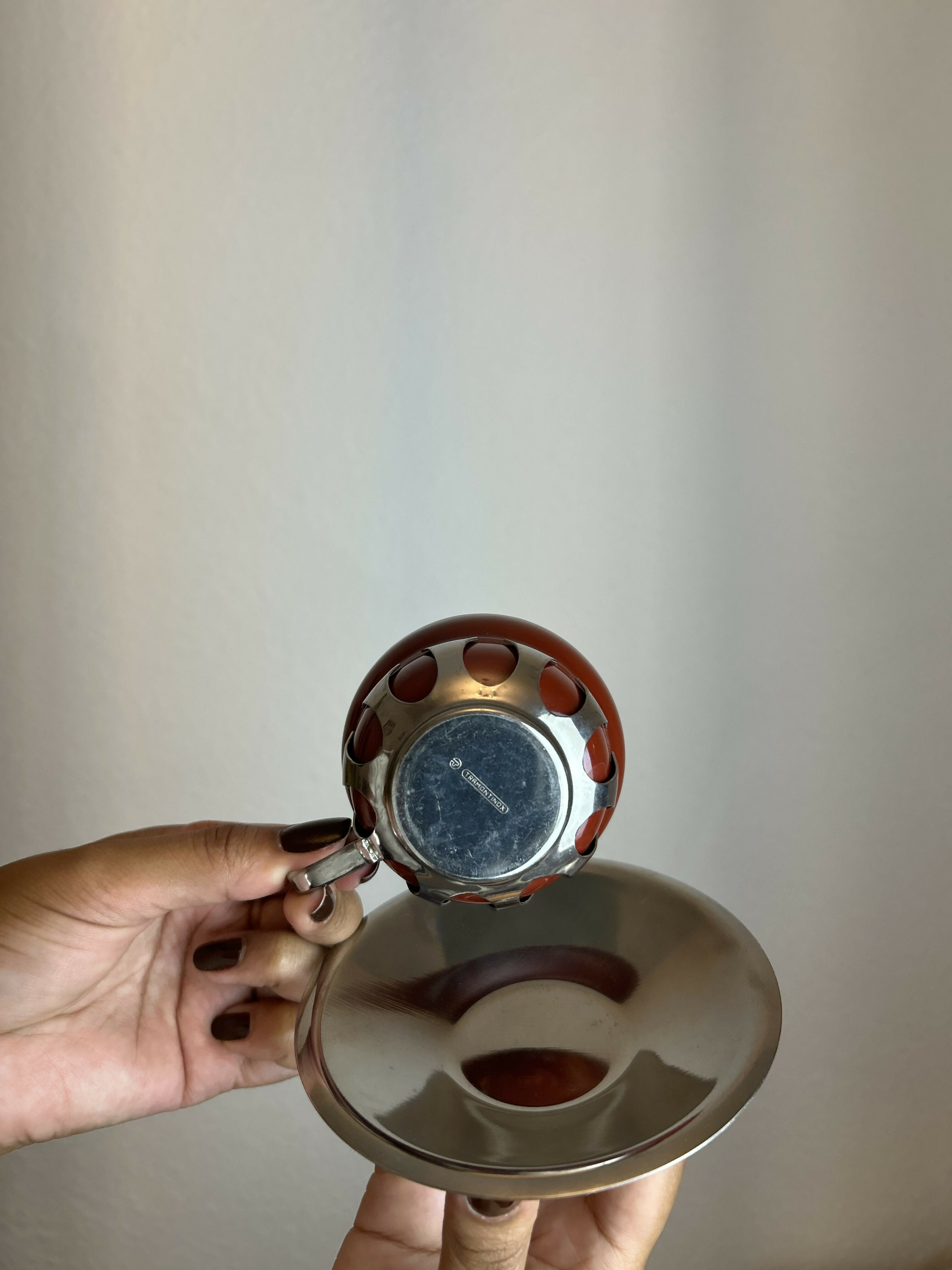 Conjunto de Cafezinho Vintage Tramontina - Linha Tramontinox com Estojo Original