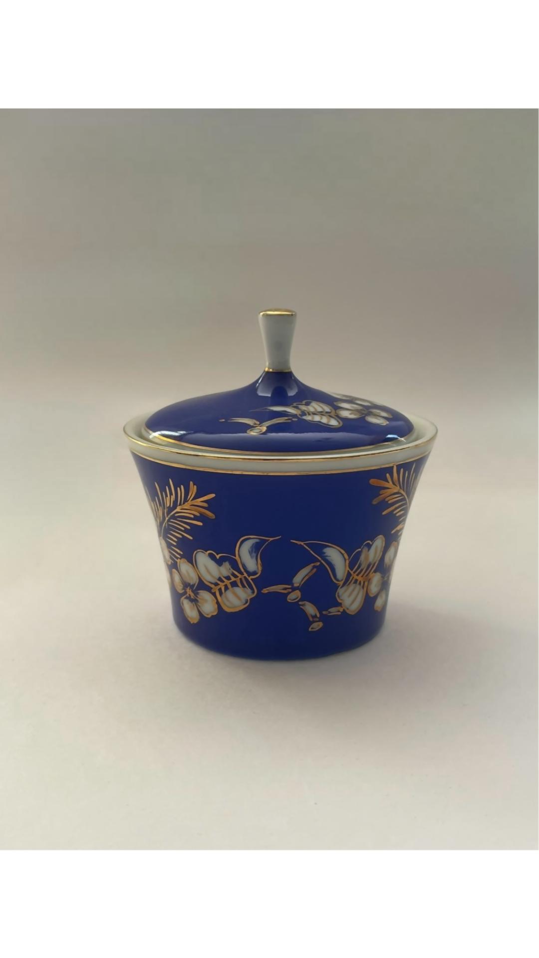 Aparelho de café 15 peças - Porcelana Real em azul cobalto