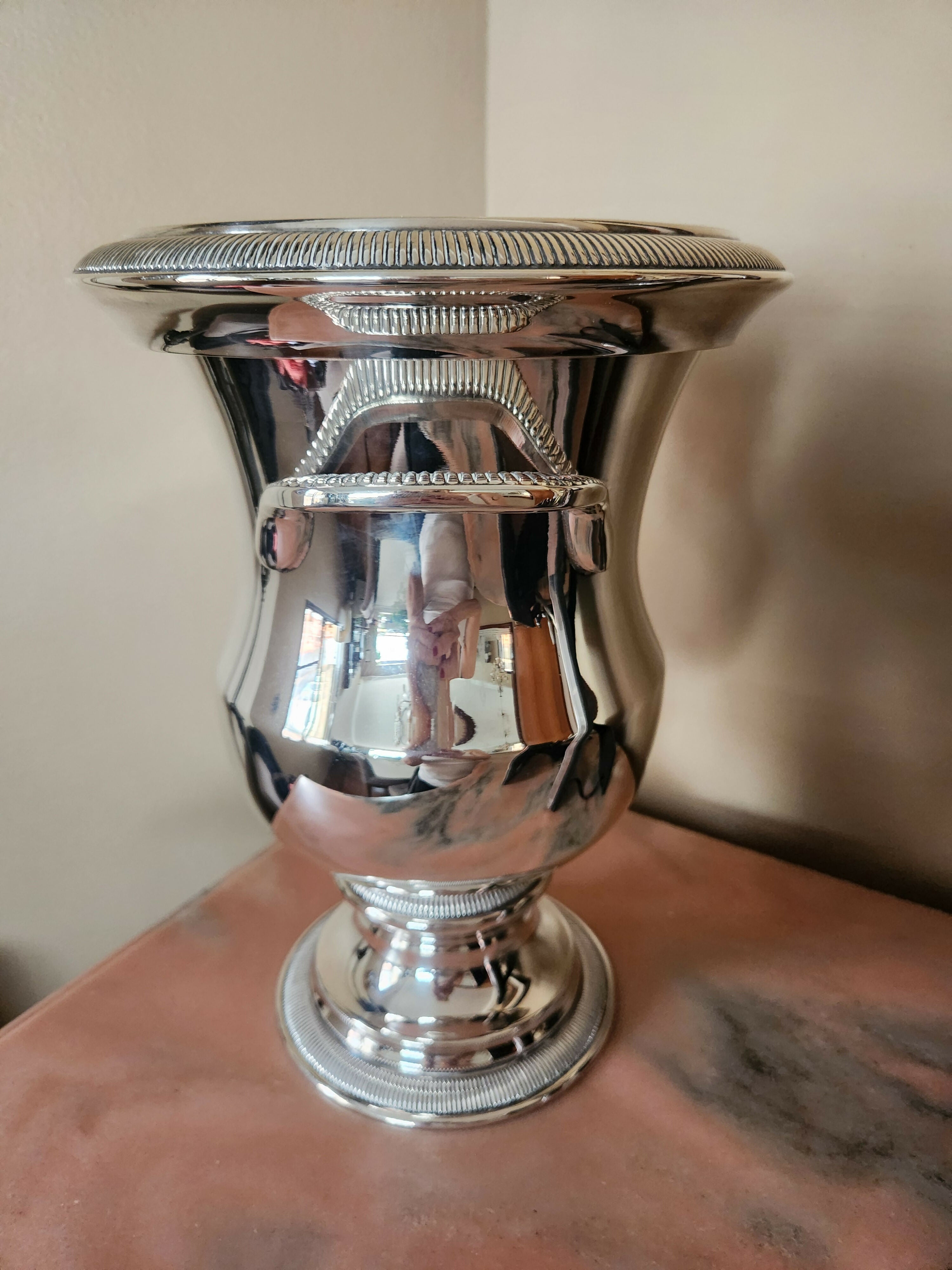 Balde de gelo para bebidas em prata 100 meridional