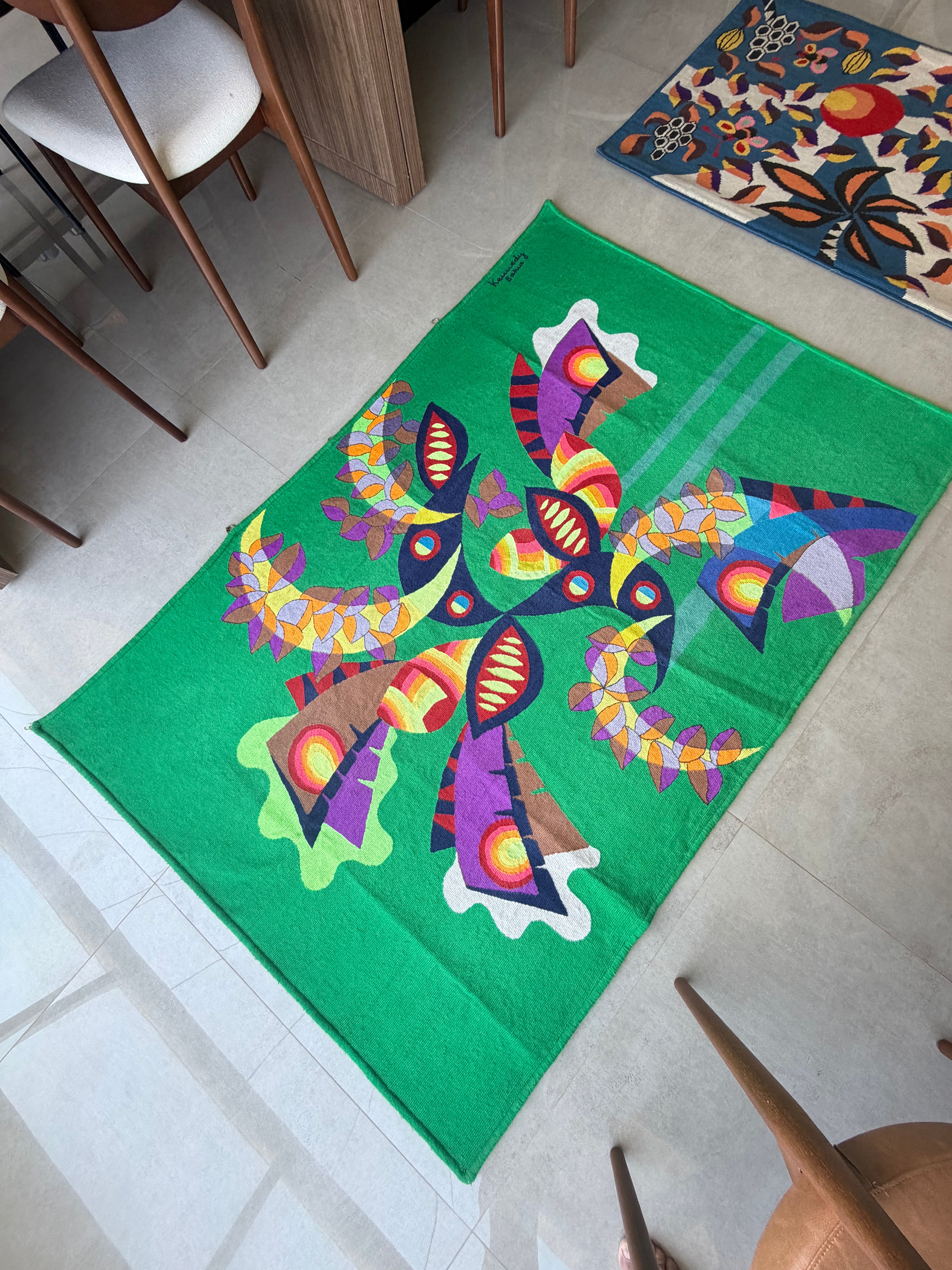 Tapeçaria modernista Kennedy Bahia 130 x 195 cm