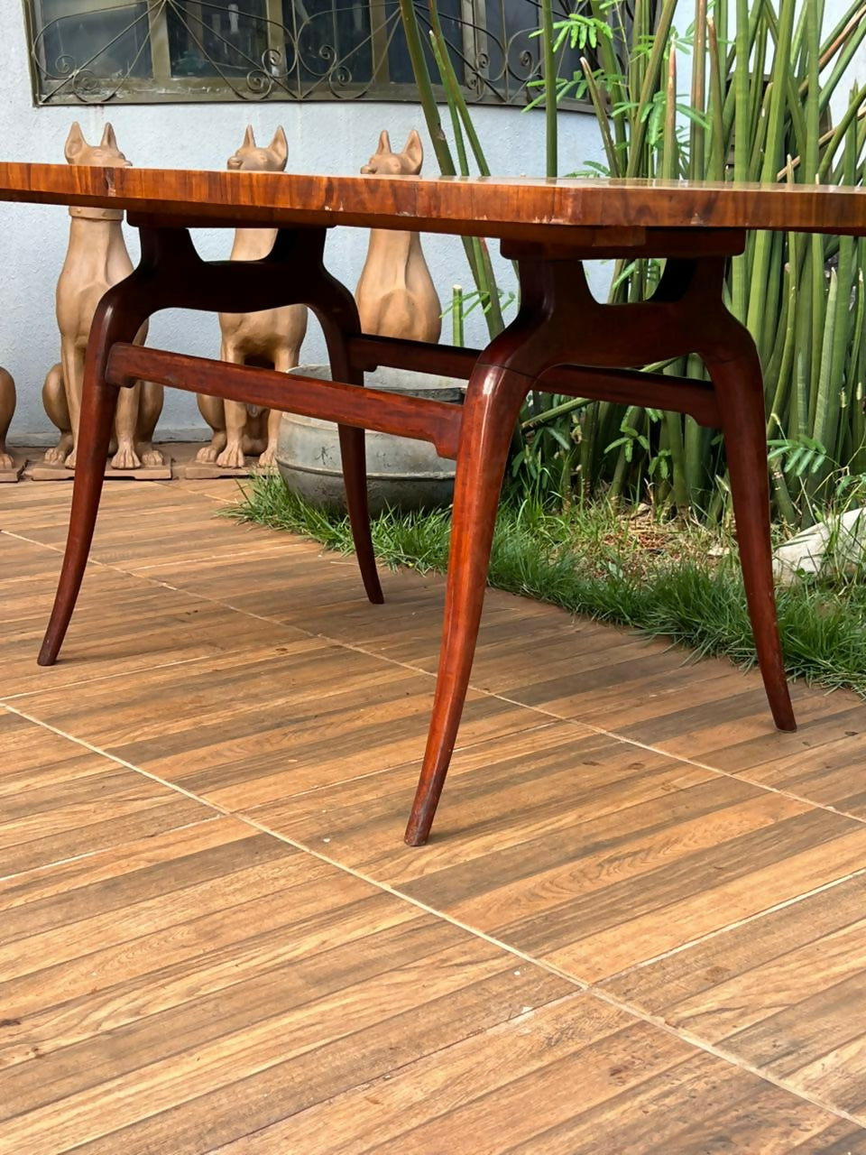 Mesa de Jantar Design anos 60 com 6 cadeiras - estilo Scapinelli