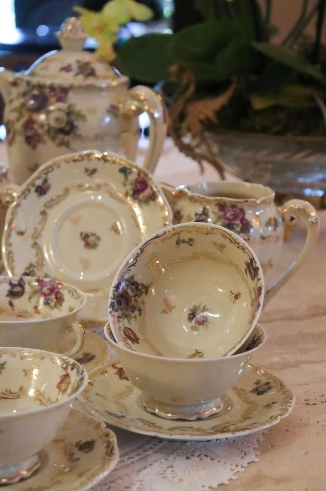 CONJUNTO DE CHÁ - LIMOGES 1940-1960