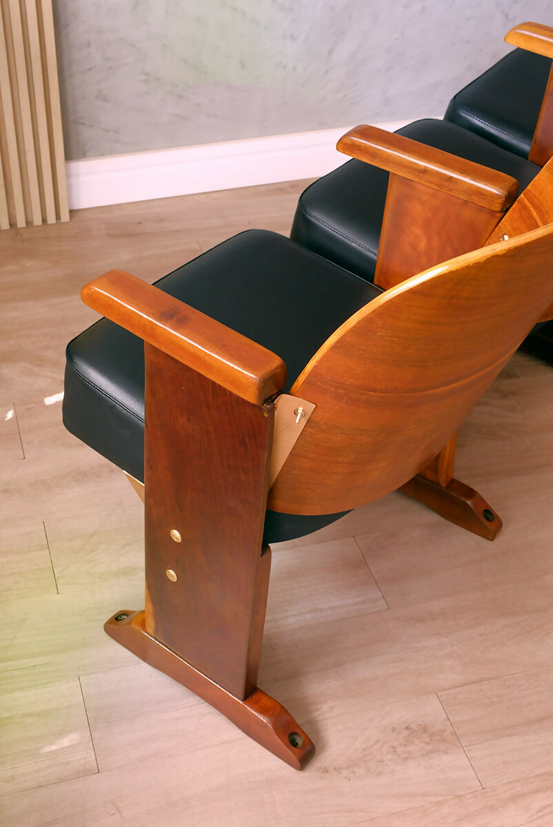 Cadeira de Cinema Cimo - Longarina 3 lugares Restaurada, 1923