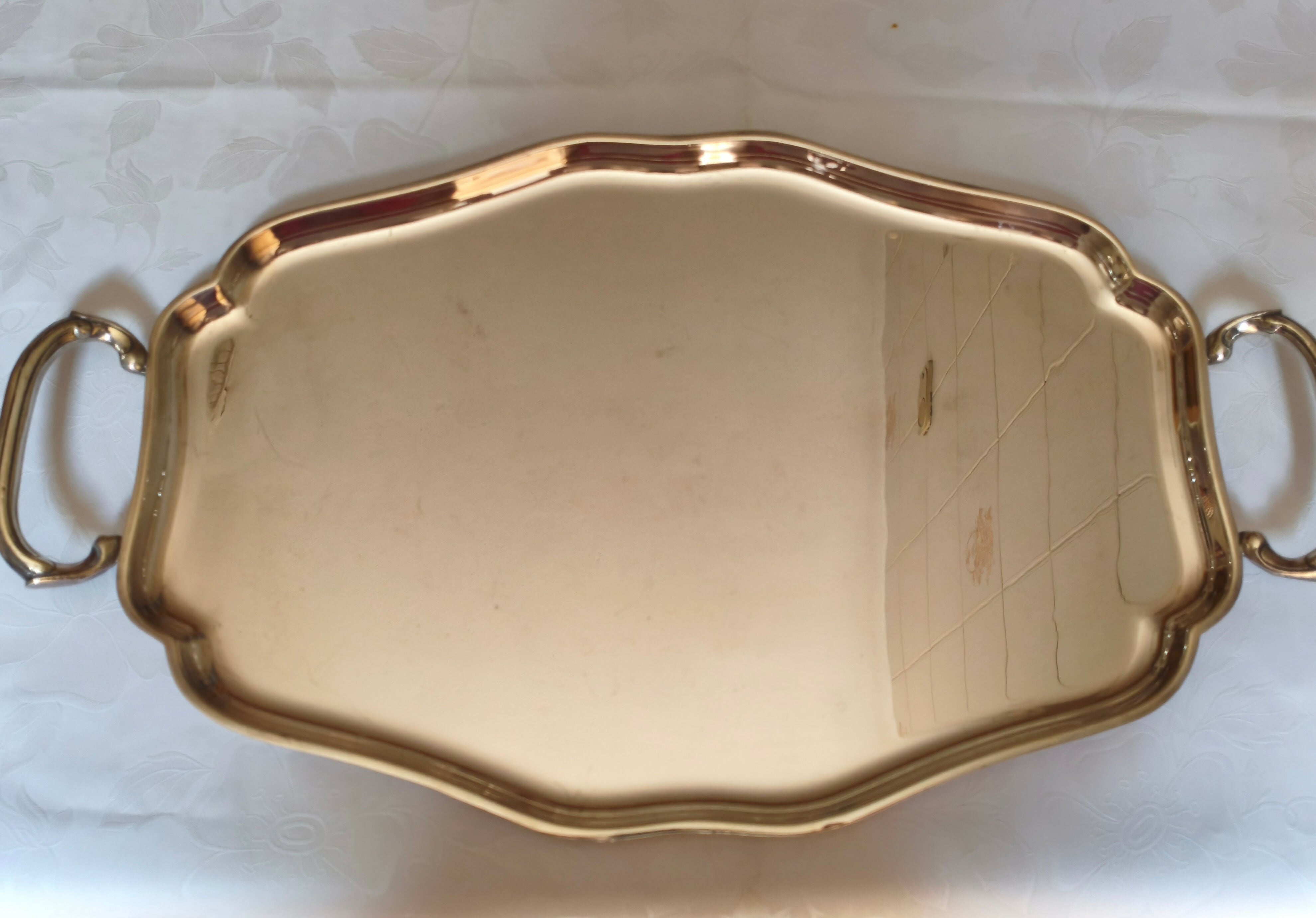 Bandeja Meridional em prata 90 com alças