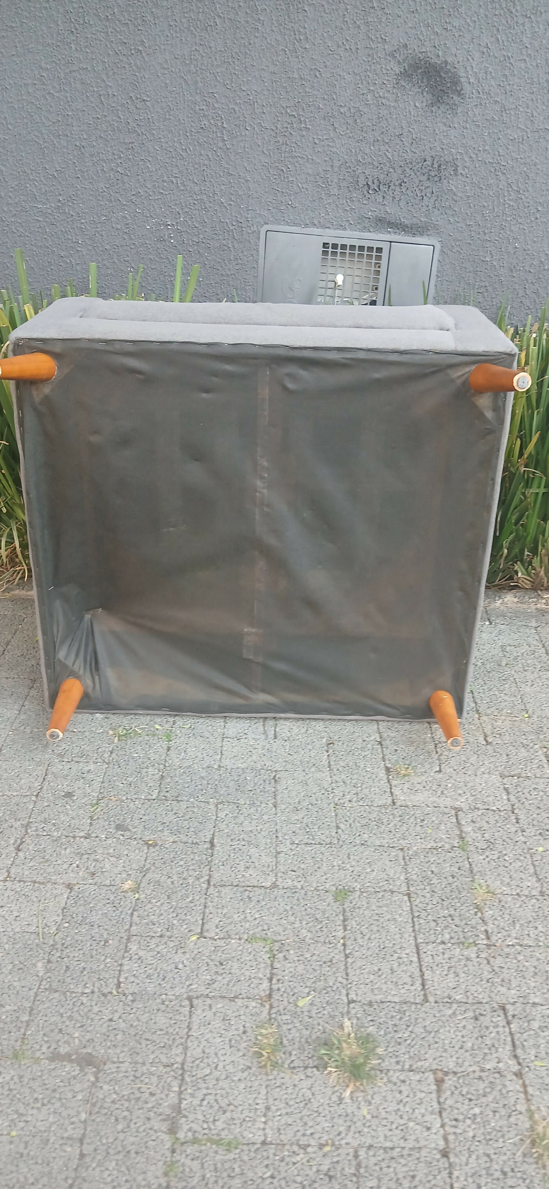 Poltrona Living Linho cinza