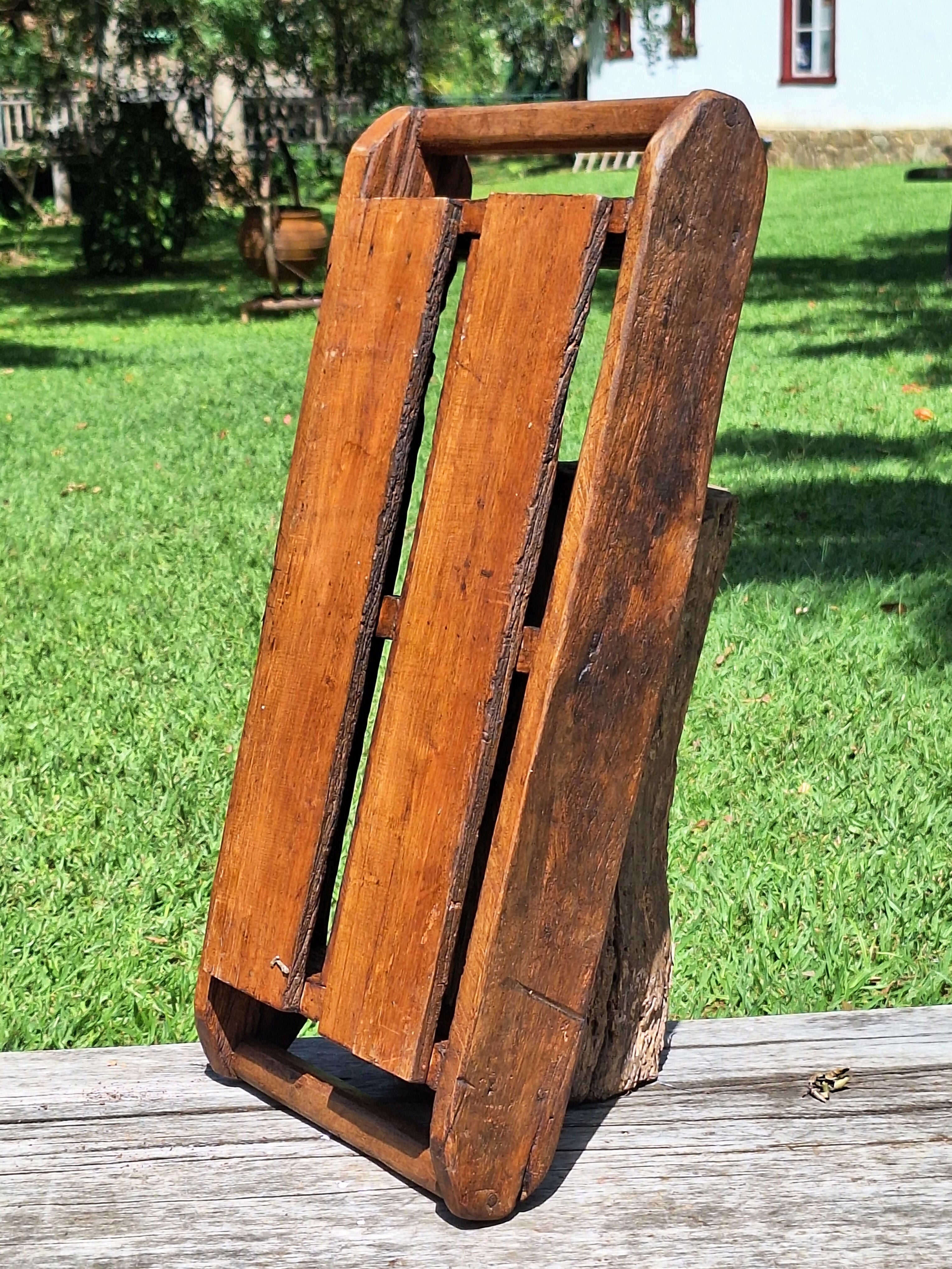 Forma de Tijolo 4 Lugares Madeira Maciça Garimpo Mineiro