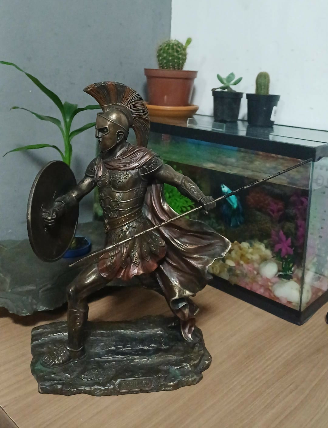 Escultura de Aquiles - Herói da Guerra de Troia na Grécia Antiga