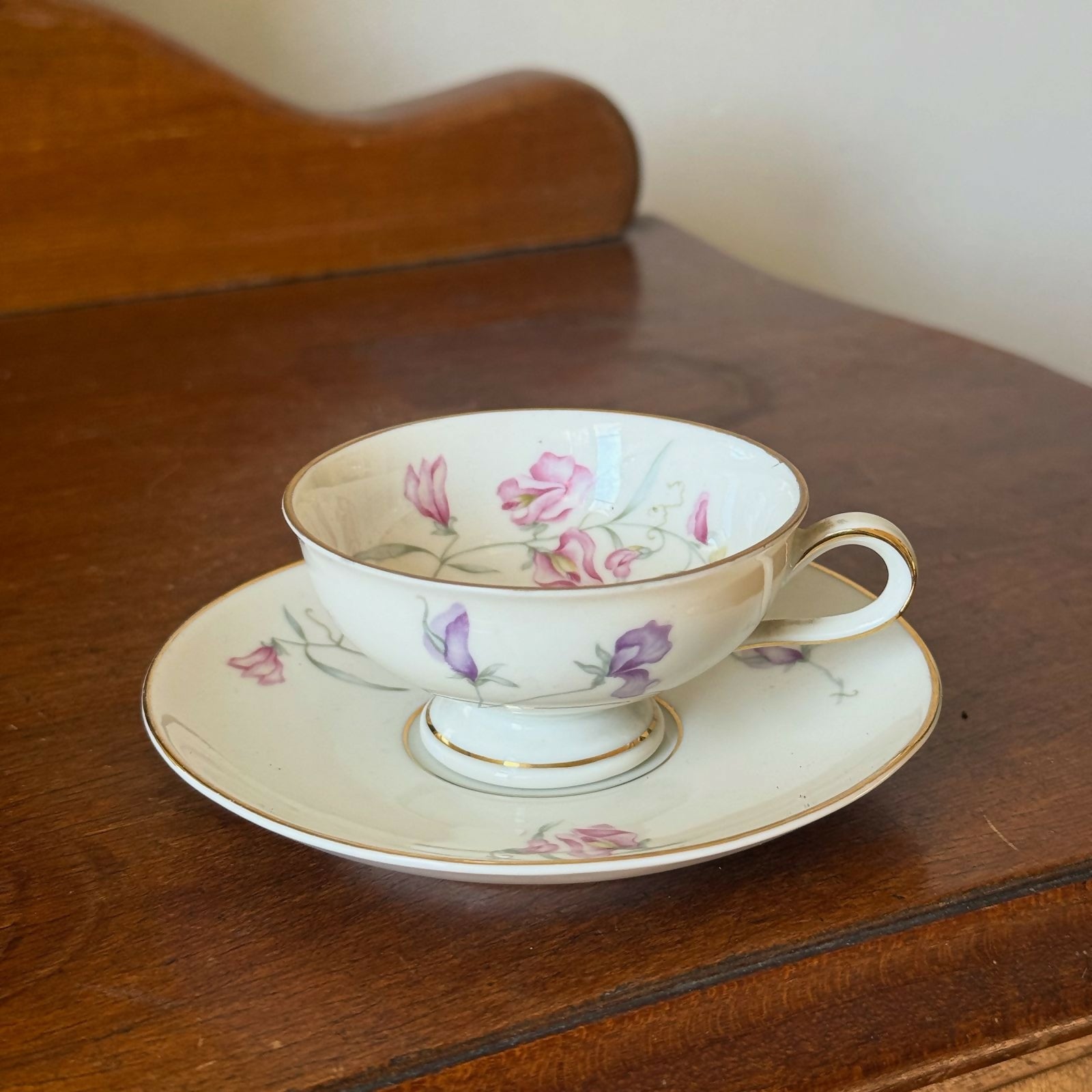 Xícara e Pires da Fina Porcelana JSV Bavaria - Made in Germany
