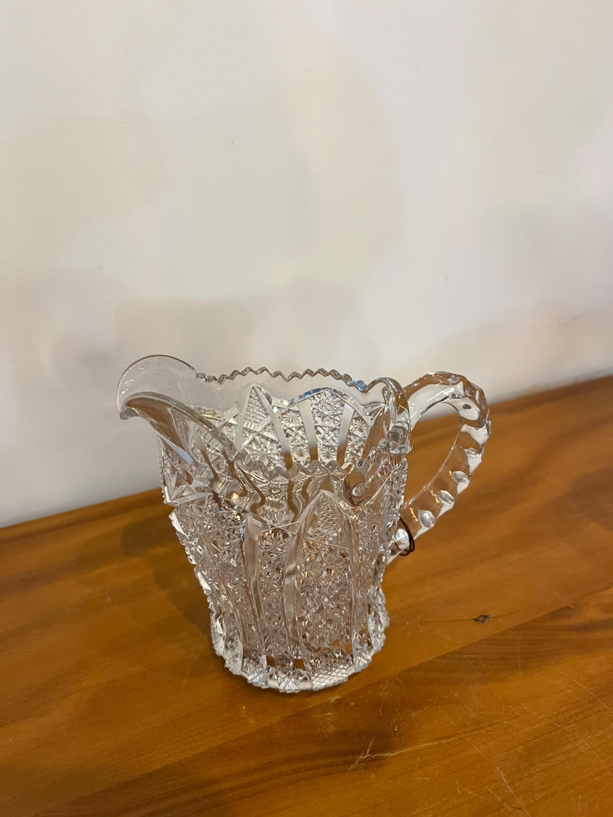 Conjunto de 5 Peças em Vidro Transparente Trabalhado – Estilo Clássico
