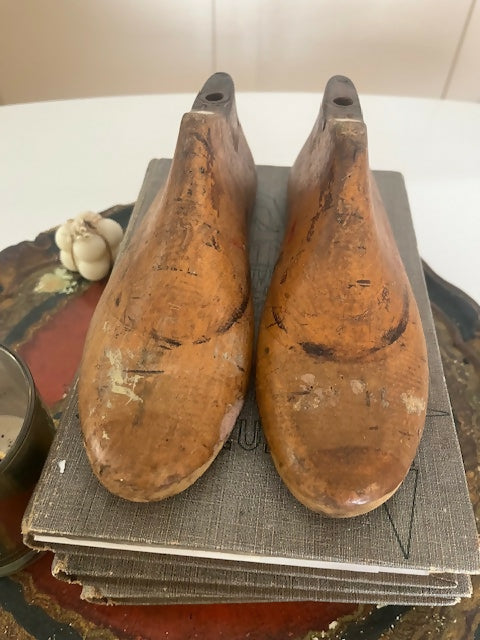 Forma de sapato madeira