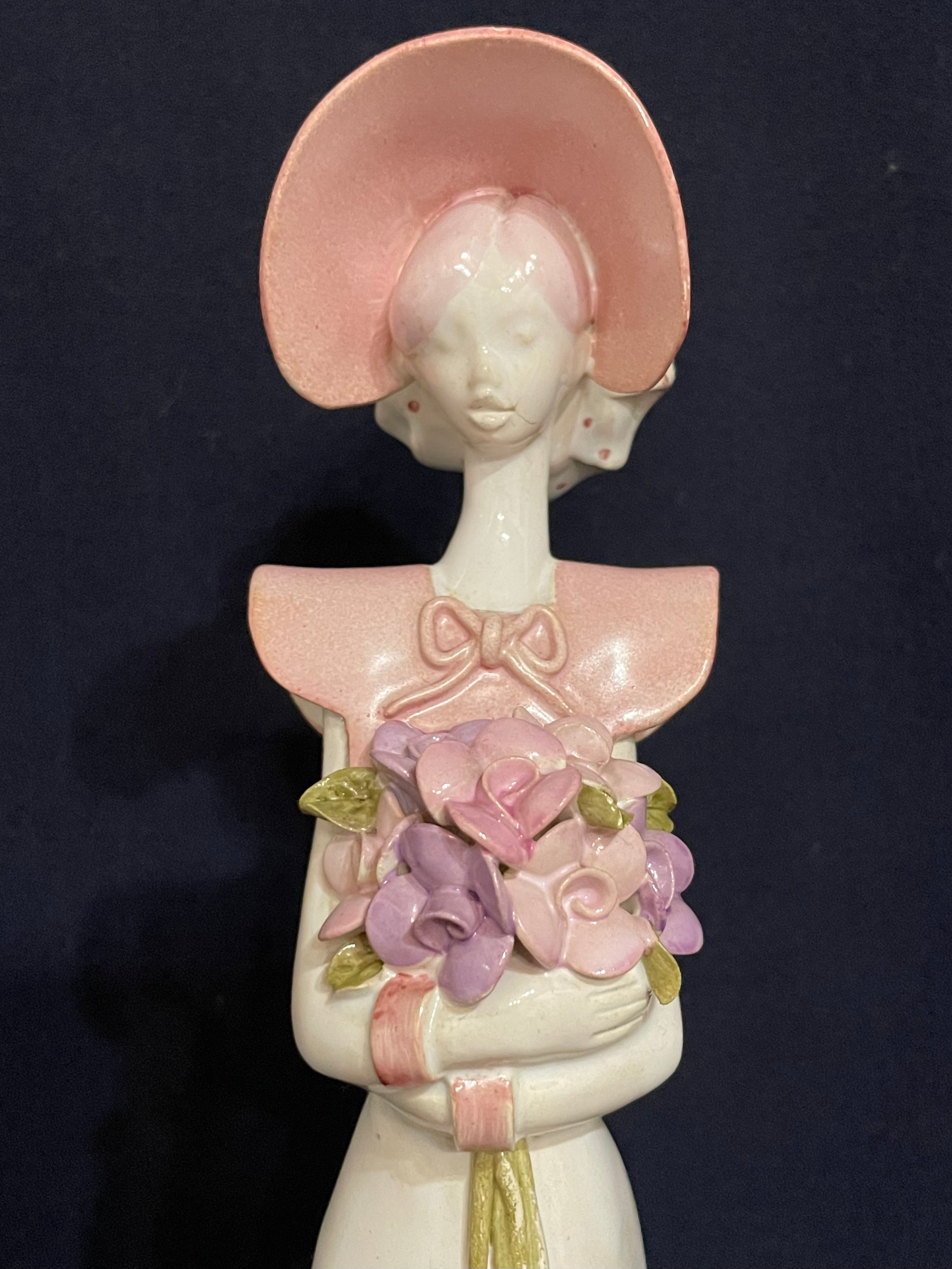 Escultura porcelana camponesa - Mega 1982